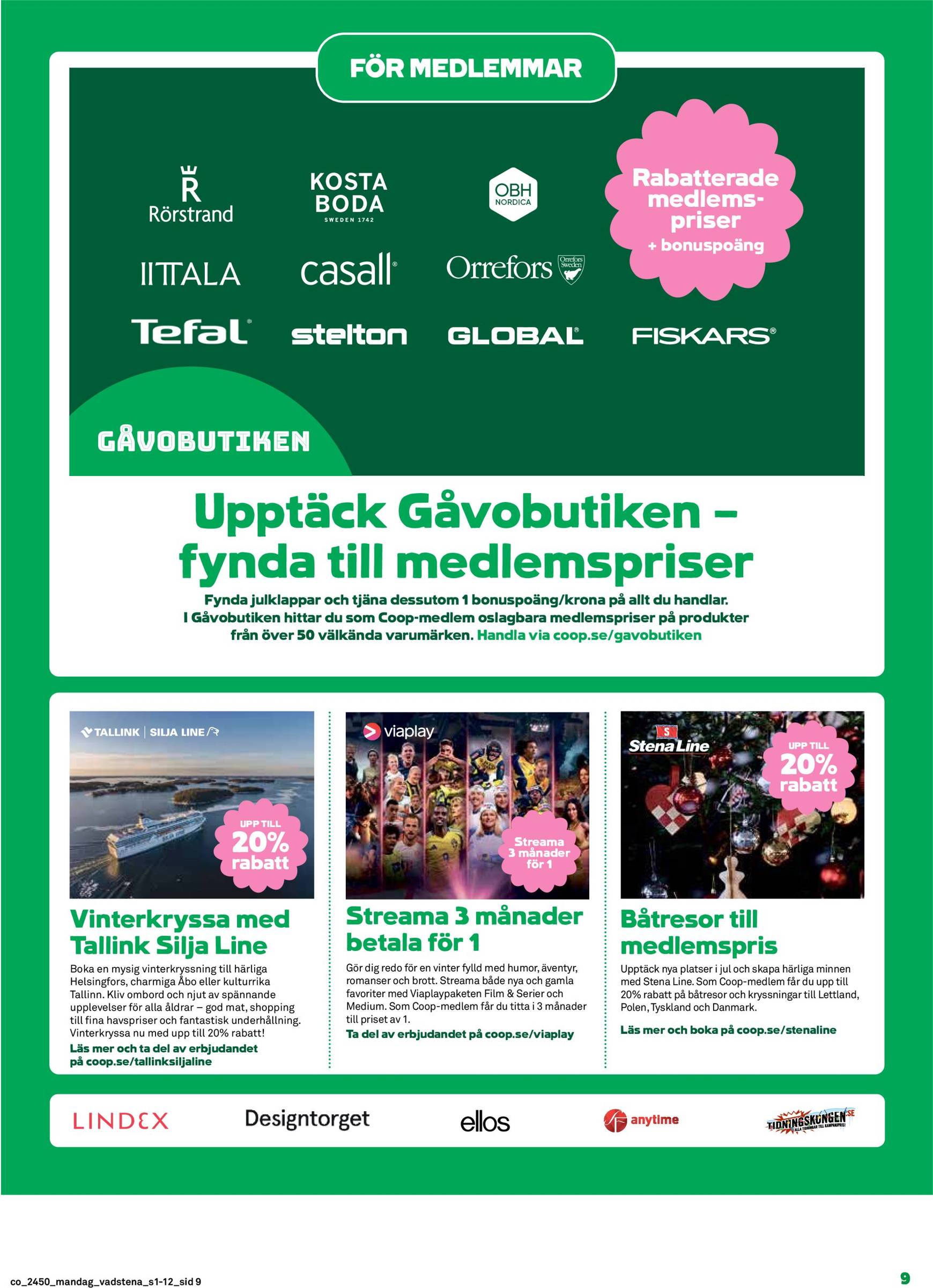 coop - Coop-reklambladet giltigt från 09/12 - 15/12 - page: 9