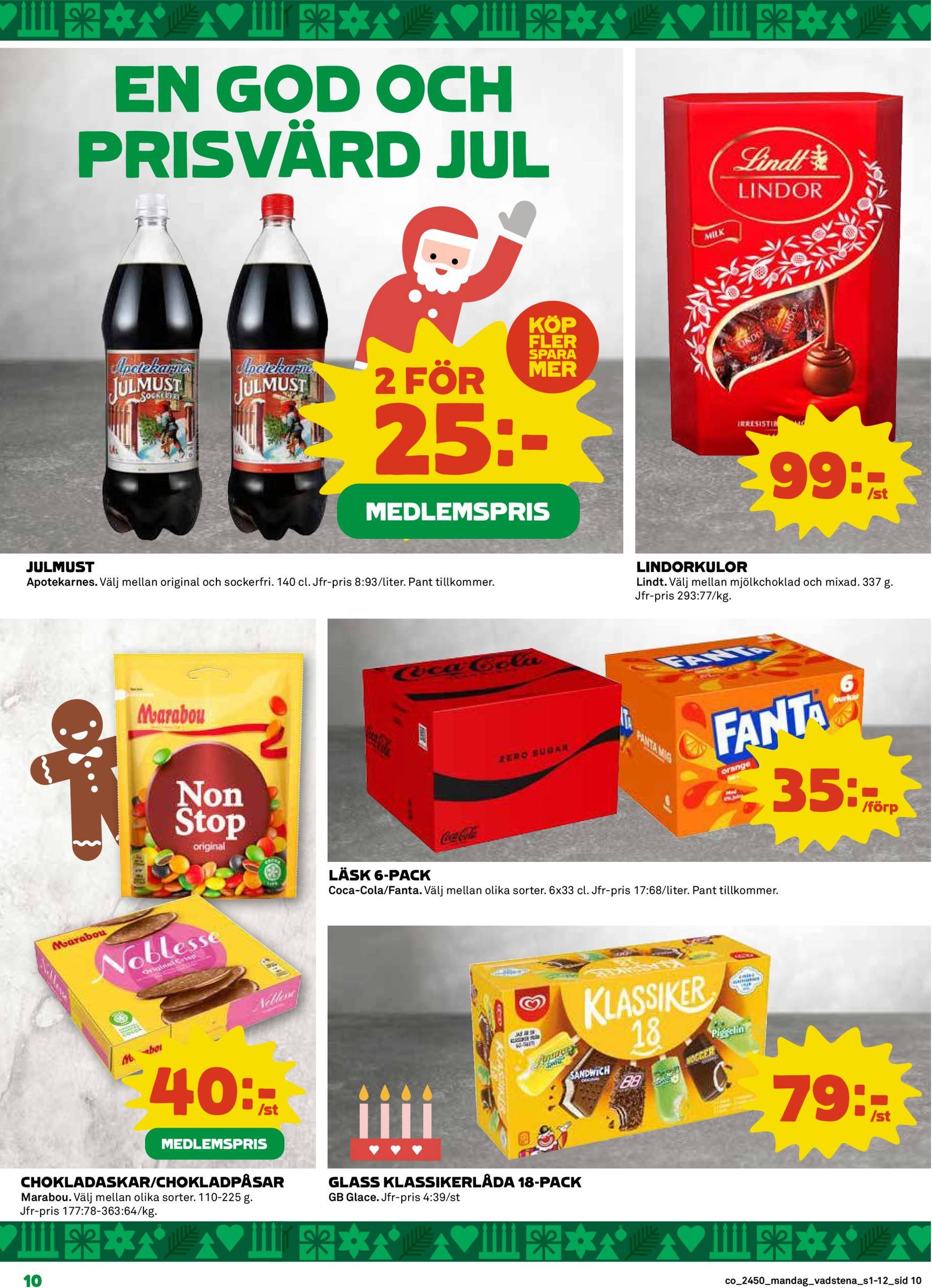 coop - Coop-reklambladet giltigt från 09/12 - 15/12 - page: 10