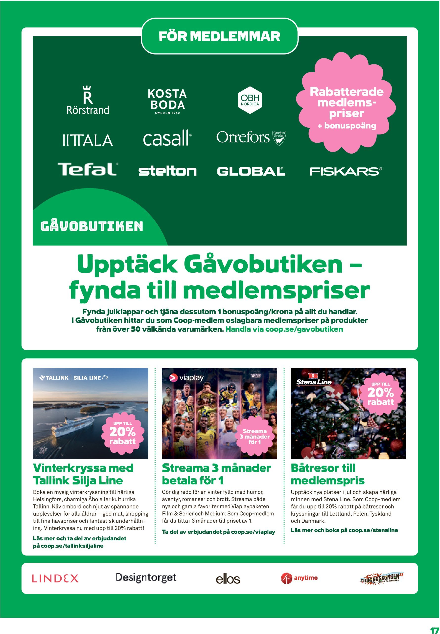 coop - Stora Coop - Ersboda, Tomtebo-reklambladet giltigt från 09/12 - 15/12 - page: 17