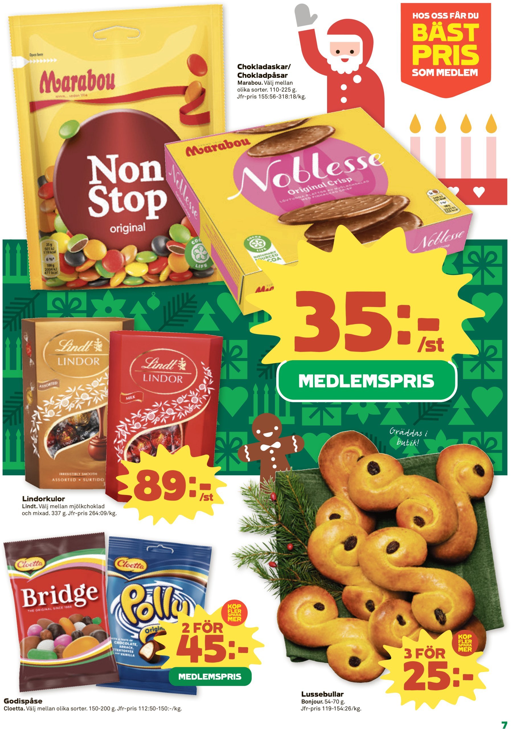 coop - Stora Coop - Ersboda, Tomtebo-reklambladet giltigt från 09/12 - 15/12 - page: 7