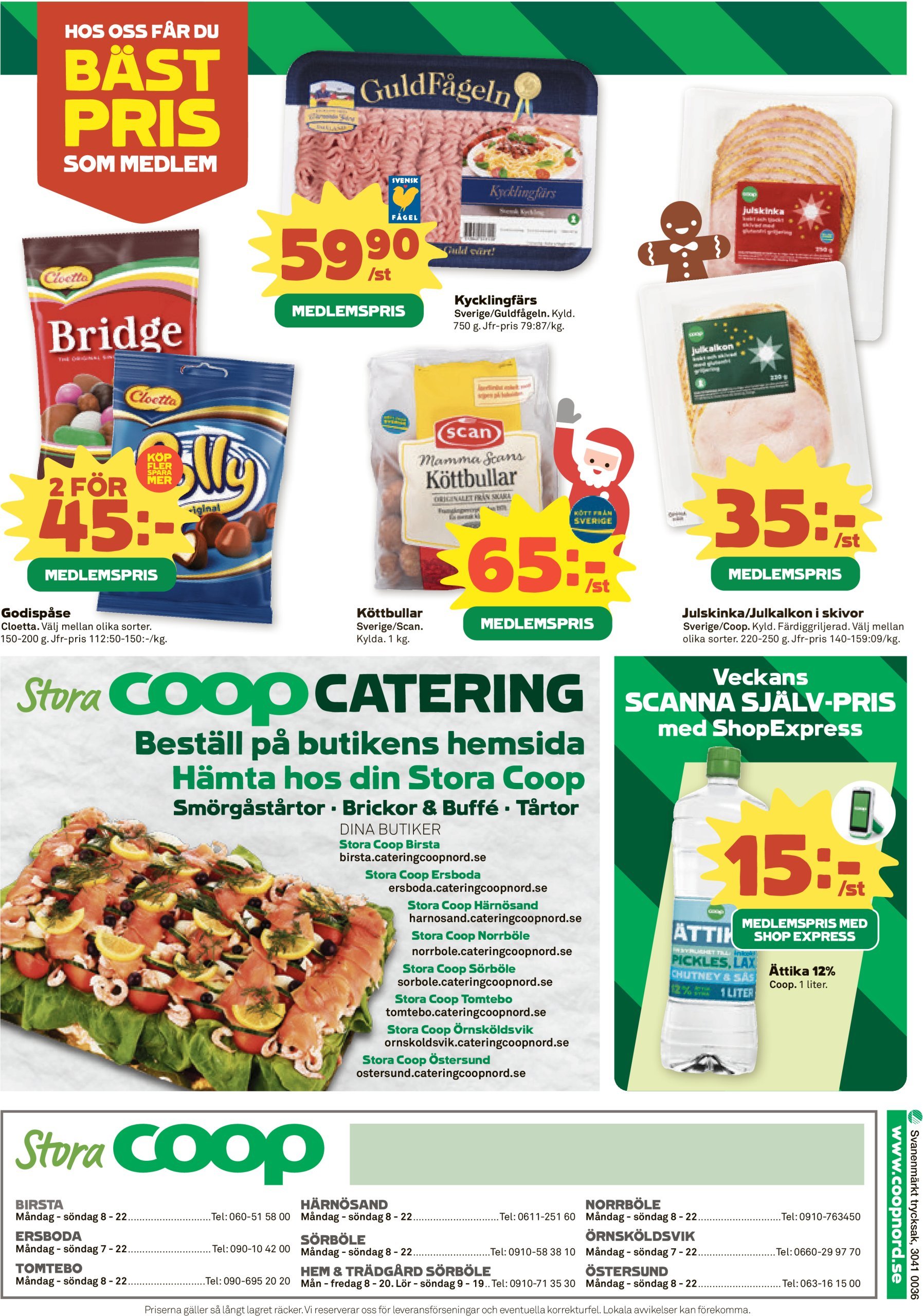 coop - Stora Coop - Ersboda, Tomtebo-reklambladet giltigt från 09/12 - 15/12 - page: 20