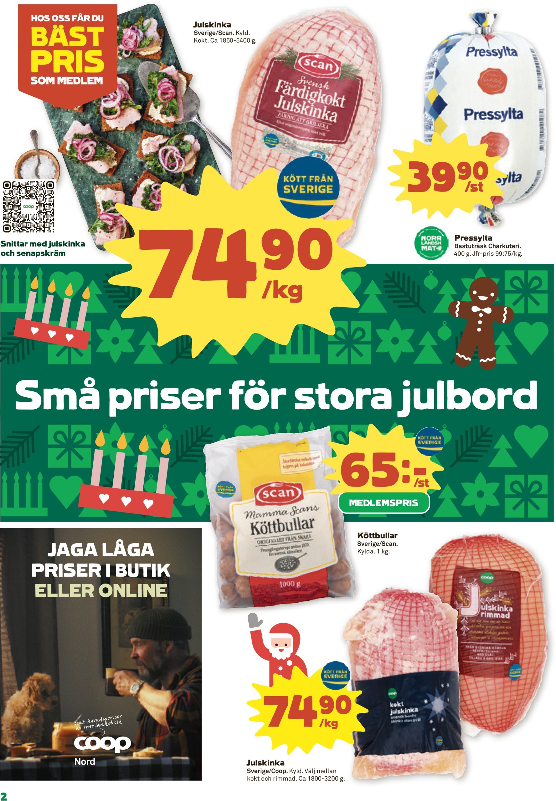 coop - Stora Coop - Ersboda, Tomtebo-reklambladet giltigt från 09/12 - 15/12 - page: 2