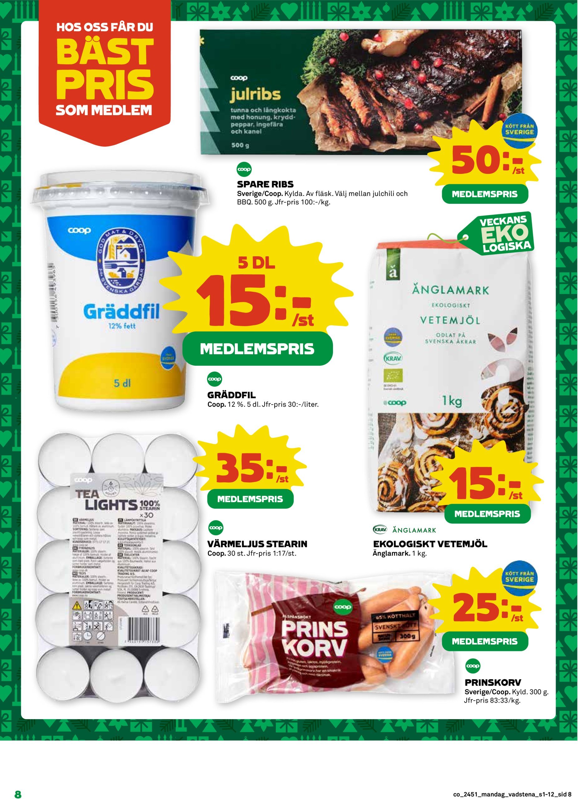 coop - Coop-reklambladet giltigt från 16/12 - 25/12 - page: 8