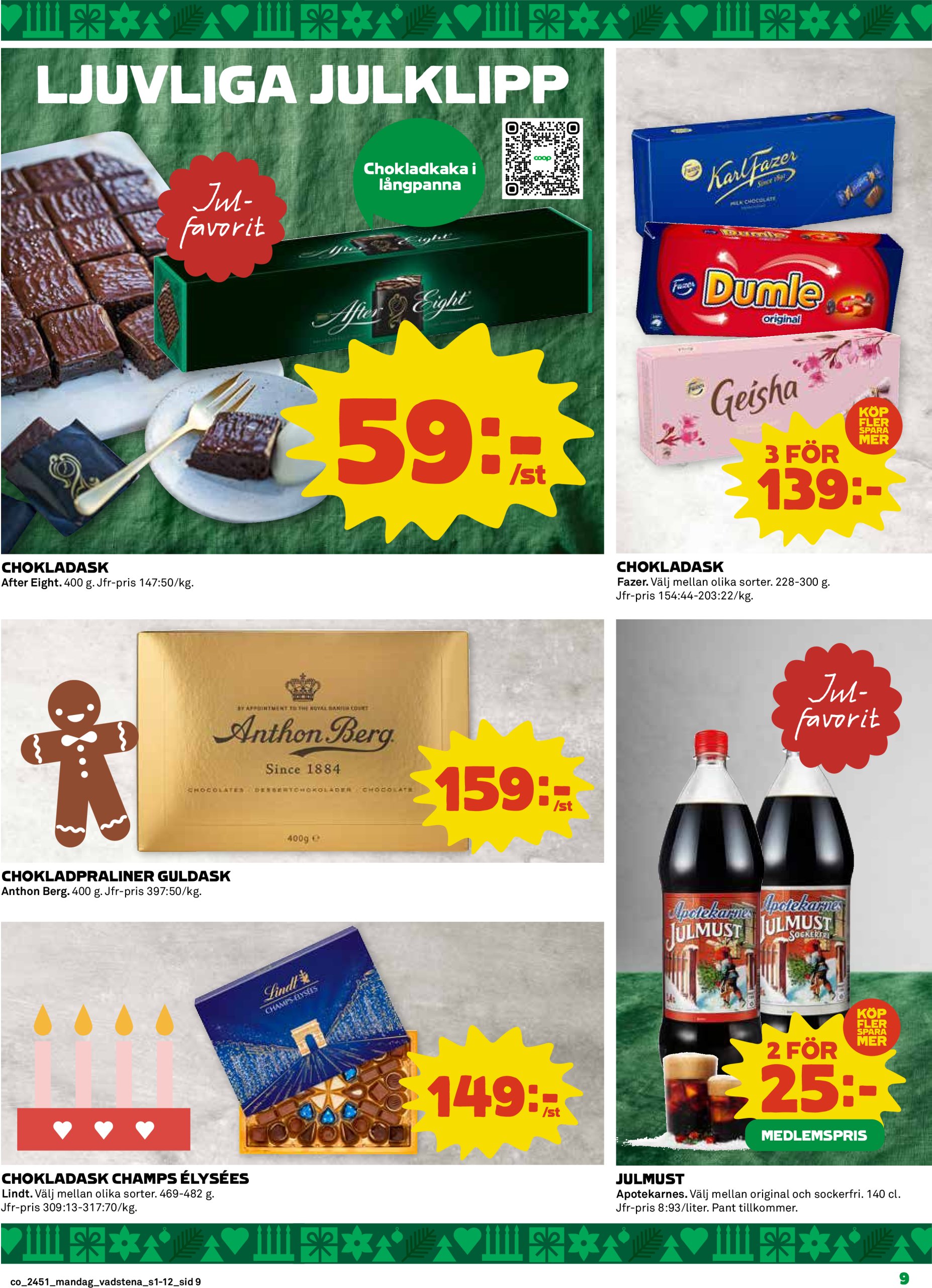 coop - Coop-reklambladet giltigt från 16/12 - 25/12 - page: 9