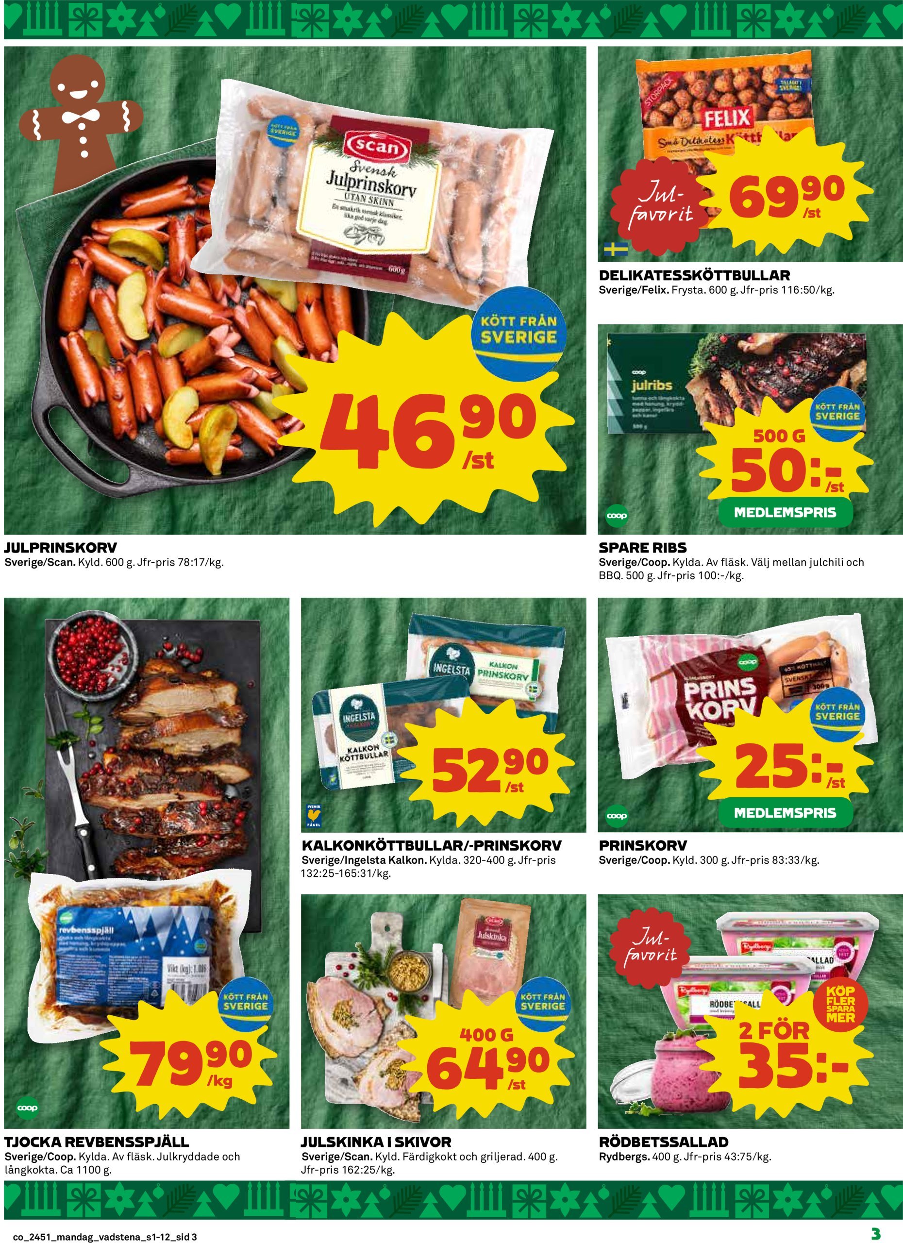 coop - Coop-reklambladet giltigt från 16/12 - 25/12 - page: 3