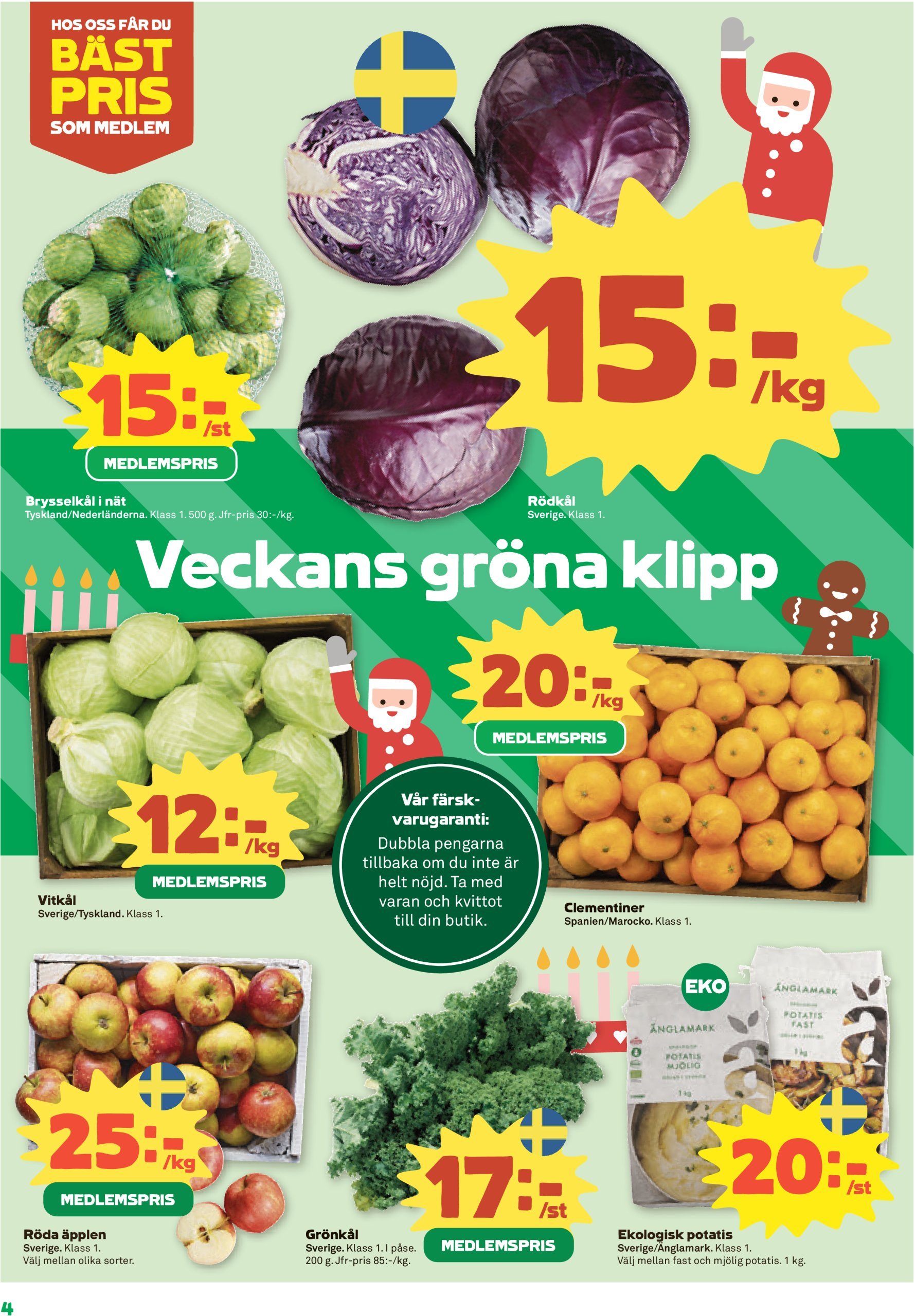 coop - Stora Coop - Ersboda, Tomtebo-reklambladet giltigt från 16/12 - 25/12 - page: 4