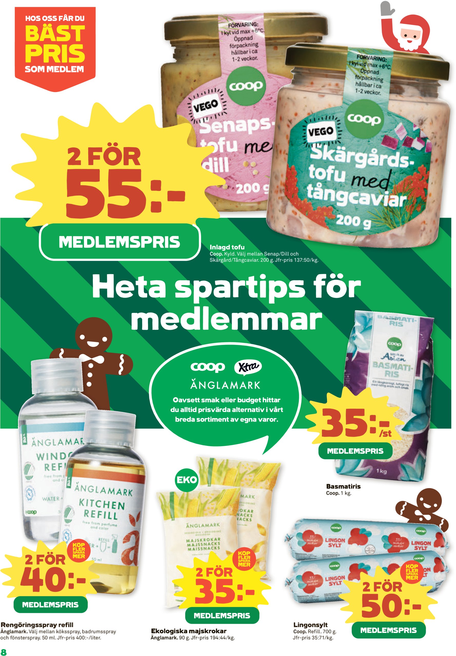 coop - Stora Coop - Ersboda, Tomtebo-reklambladet giltigt från 16/12 - 25/12 - page: 8