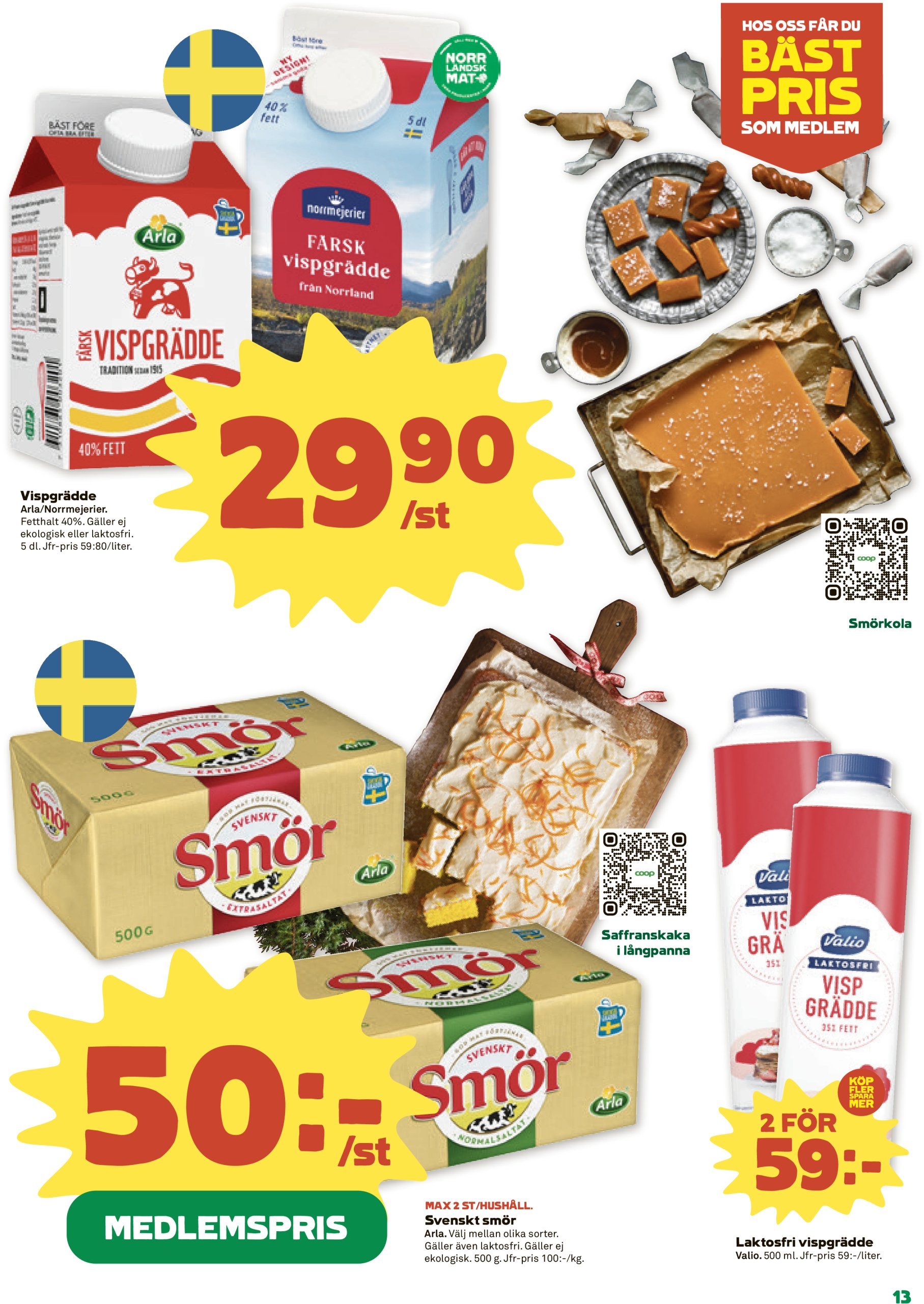 coop - Stora Coop - Ersboda, Tomtebo-reklambladet giltigt från 16/12 - 25/12 - page: 13