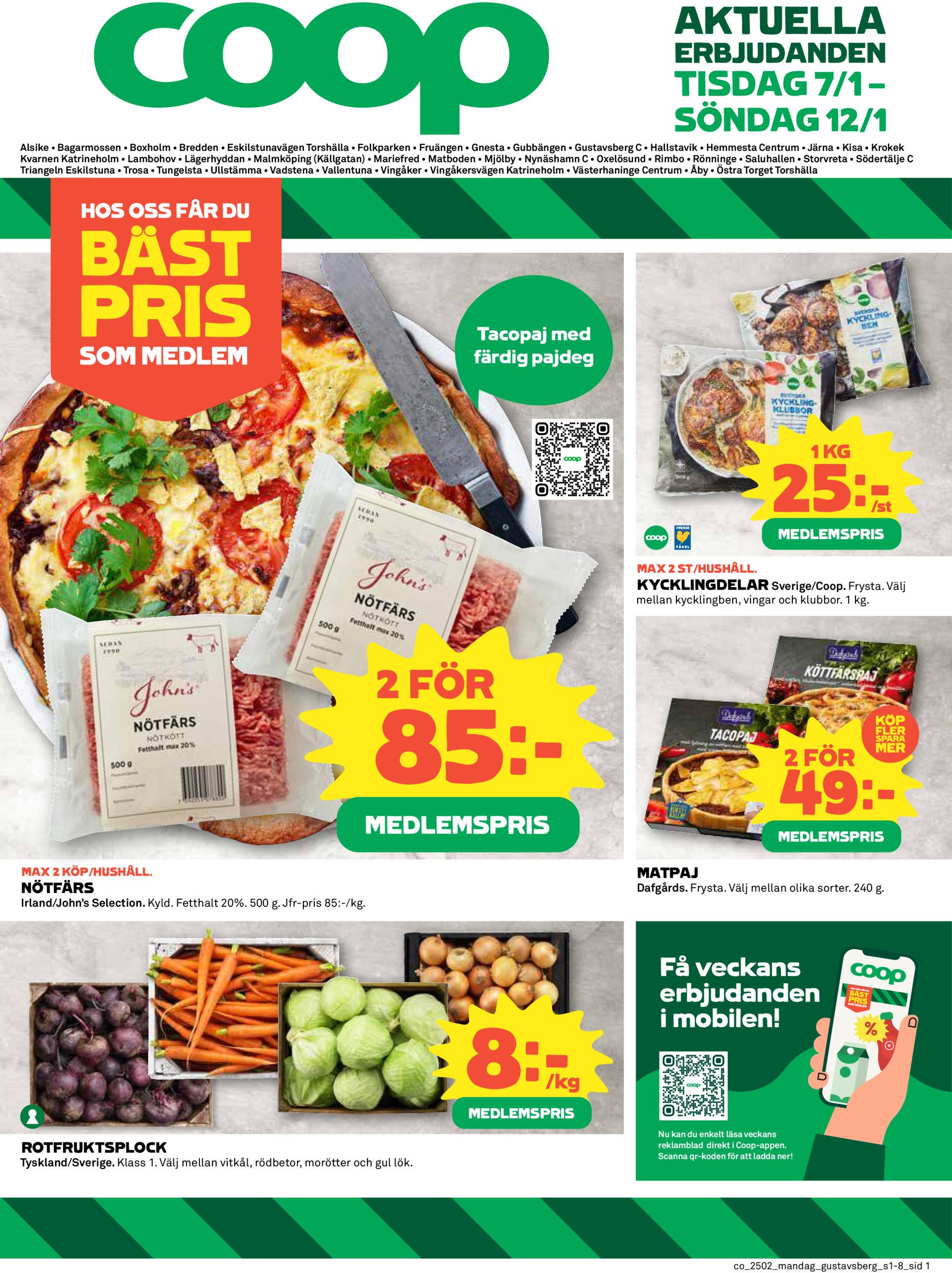 coop - Coop-reklambladet giltigt från 07/01 - 12/01