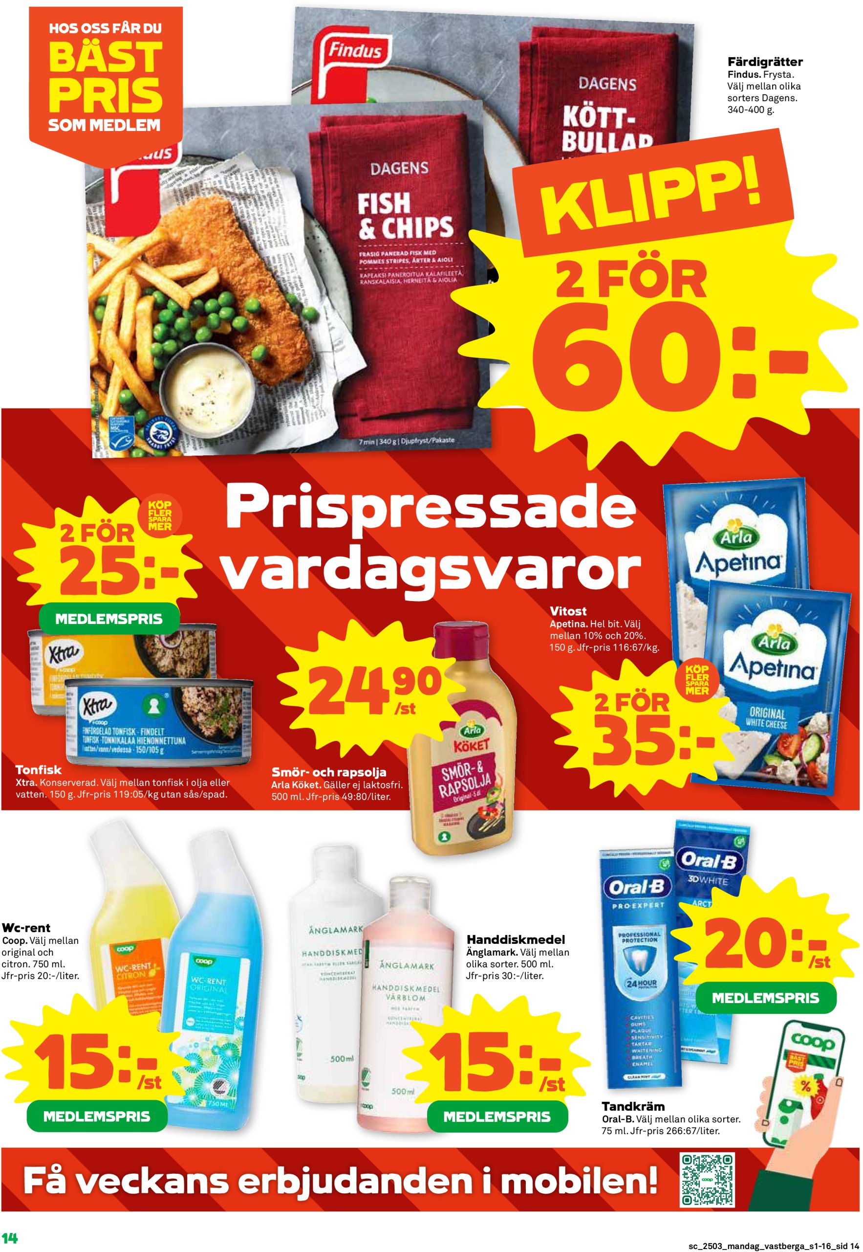 coop - Stora Coop-reklambladet giltigt från 13/01 - 19/01 - page: 14