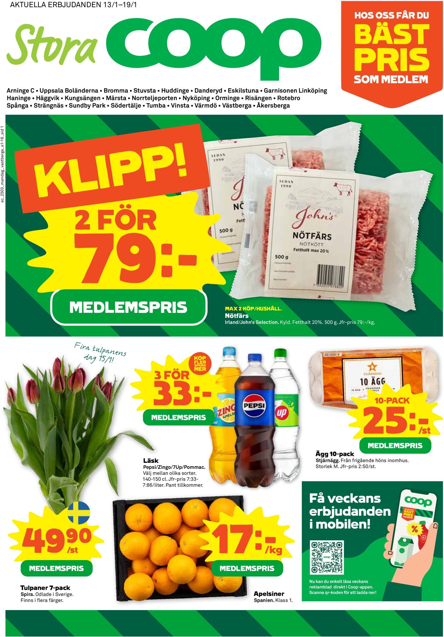 coop - Stora Coop-reklambladet giltigt från 13/01 - 19/01