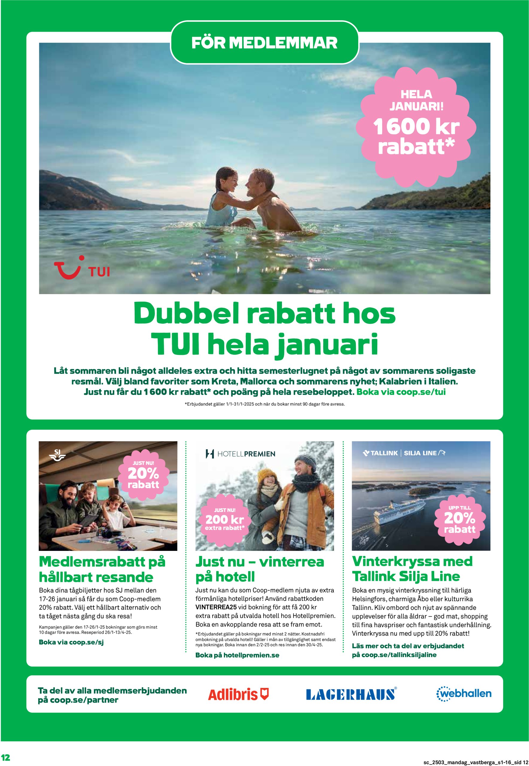 coop - Stora Coop-reklambladet giltigt från 13/01 - 19/01 - page: 12