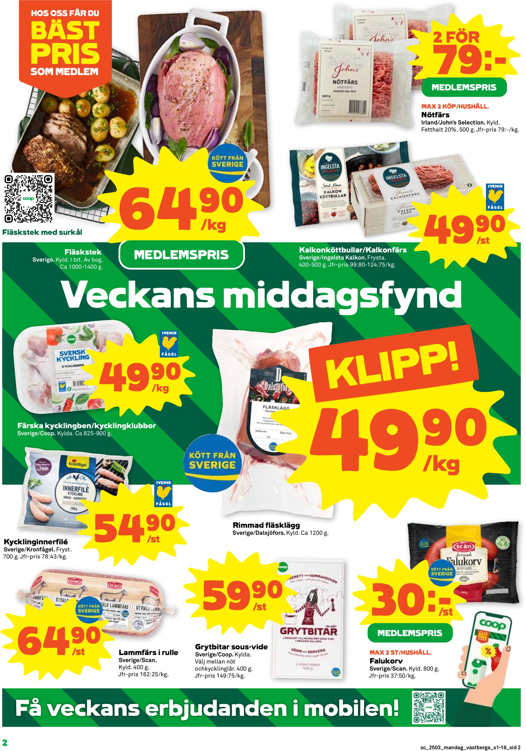 coop - Stora Coop-reklambladet giltigt från 13/01 - 19/01 - page: 2