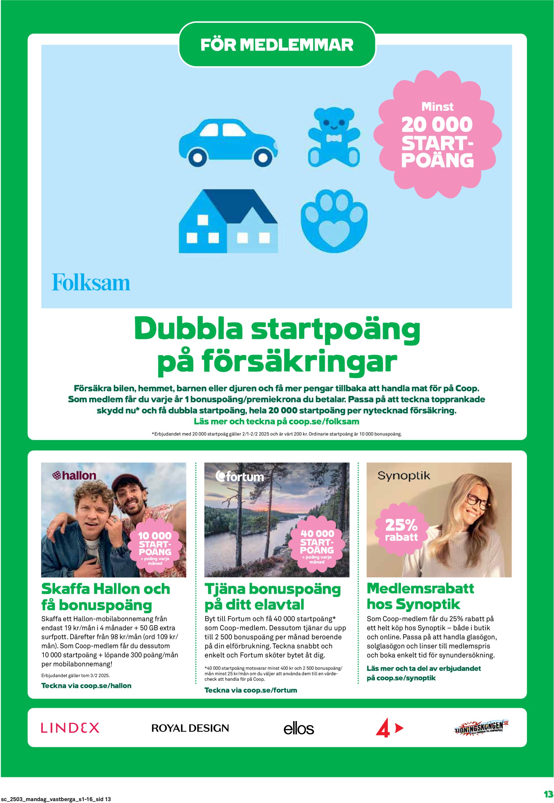 coop - Stora Coop-reklambladet giltigt från 13/01 - 19/01 - page: 13