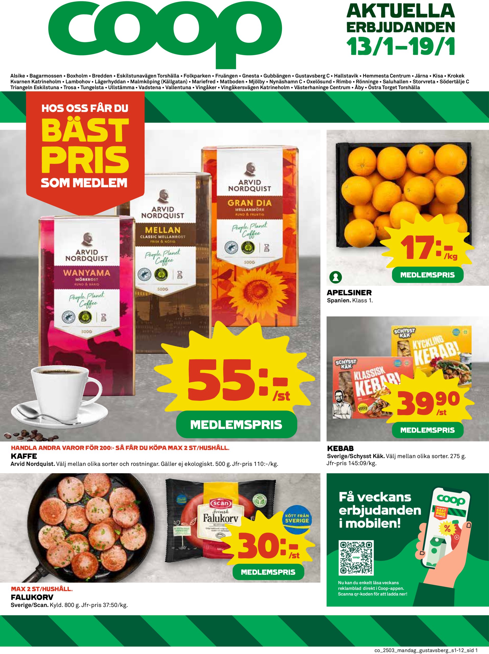 coop - Coop-reklambladet giltigt från 13/01 - 19/01