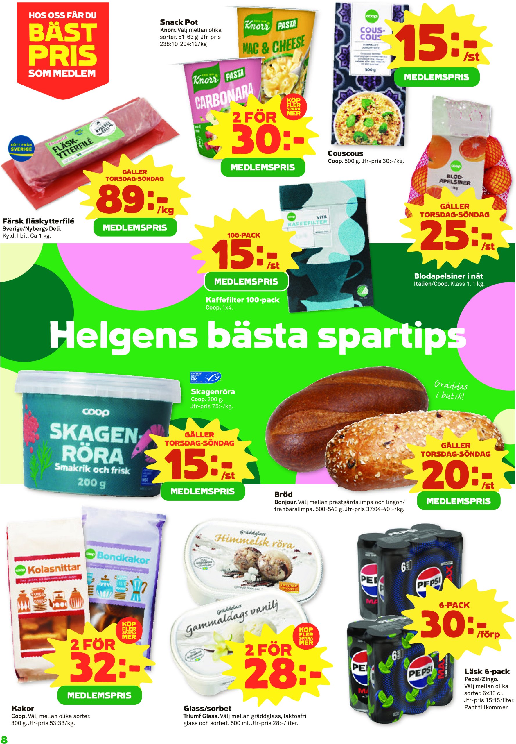 coop - Stora Coop-reklambladet giltigt från 07/01 - 12/01 - page: 8