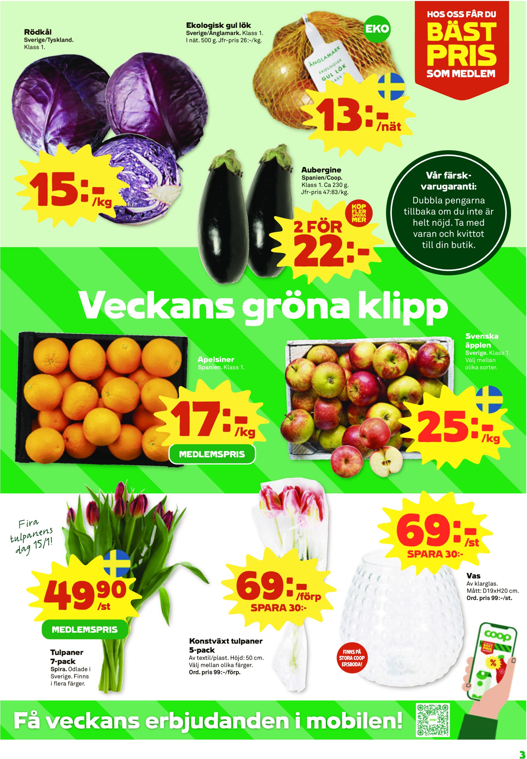 coop - Stora Coop - Ersboda, Tomtebo-reklambladet giltigt från 13/01 - 19/01 - page: 3