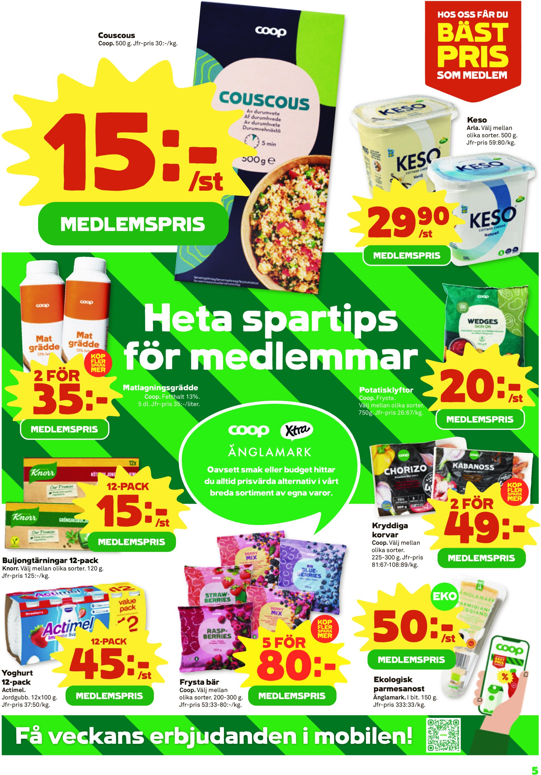 coop - Stora Coop - Ersboda, Tomtebo-reklambladet giltigt från 13/01 - 19/01 - page: 5