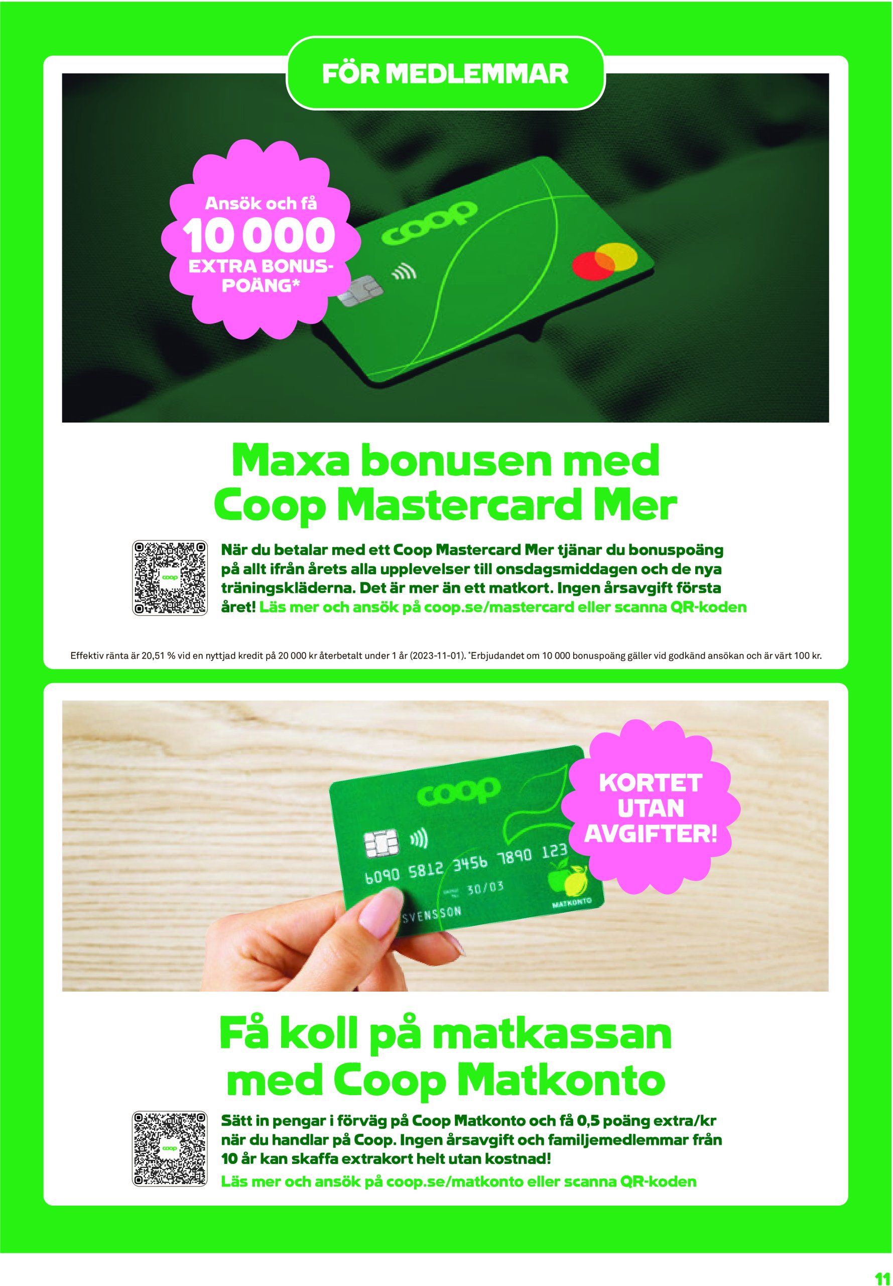 coop - Stora Coop - Ersboda, Tomtebo-reklambladet giltigt från 13/01 - 19/01 - page: 11