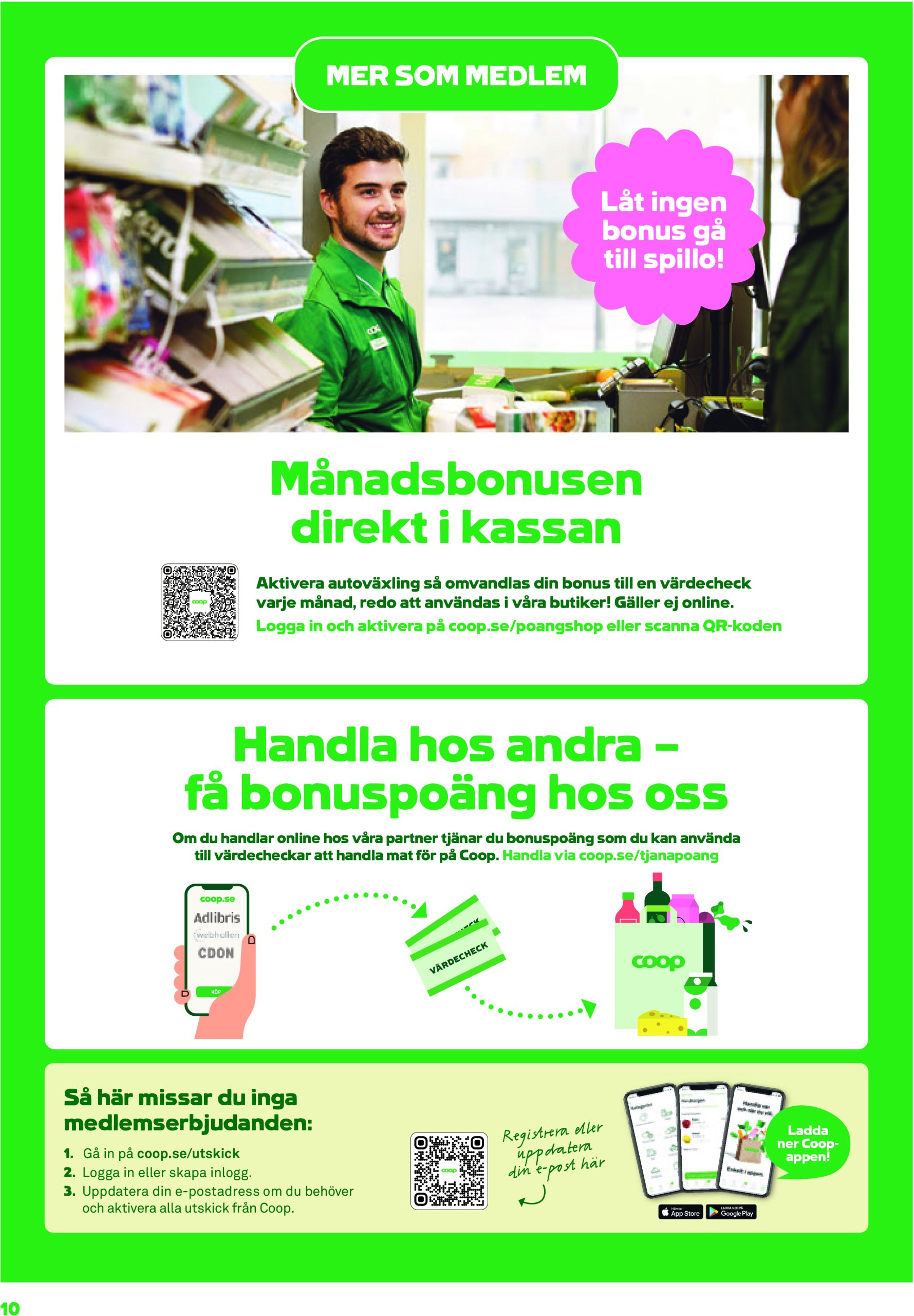 coop - Stora Coop - Ersboda, Tomtebo-reklambladet giltigt från 13/01 - 19/01 - page: 10