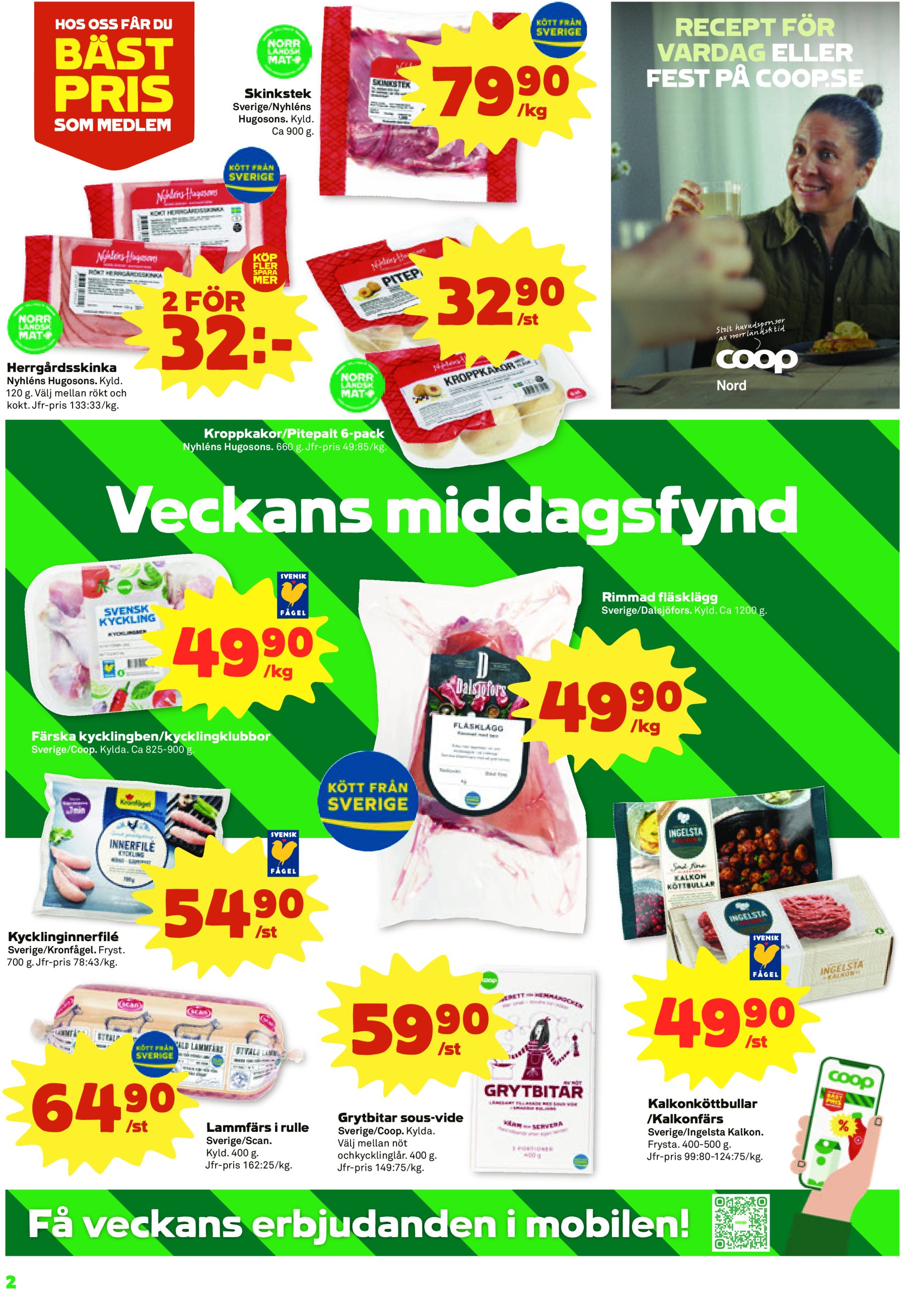 coop - Stora Coop - Ersboda, Tomtebo-reklambladet giltigt från 13/01 - 19/01 - page: 2