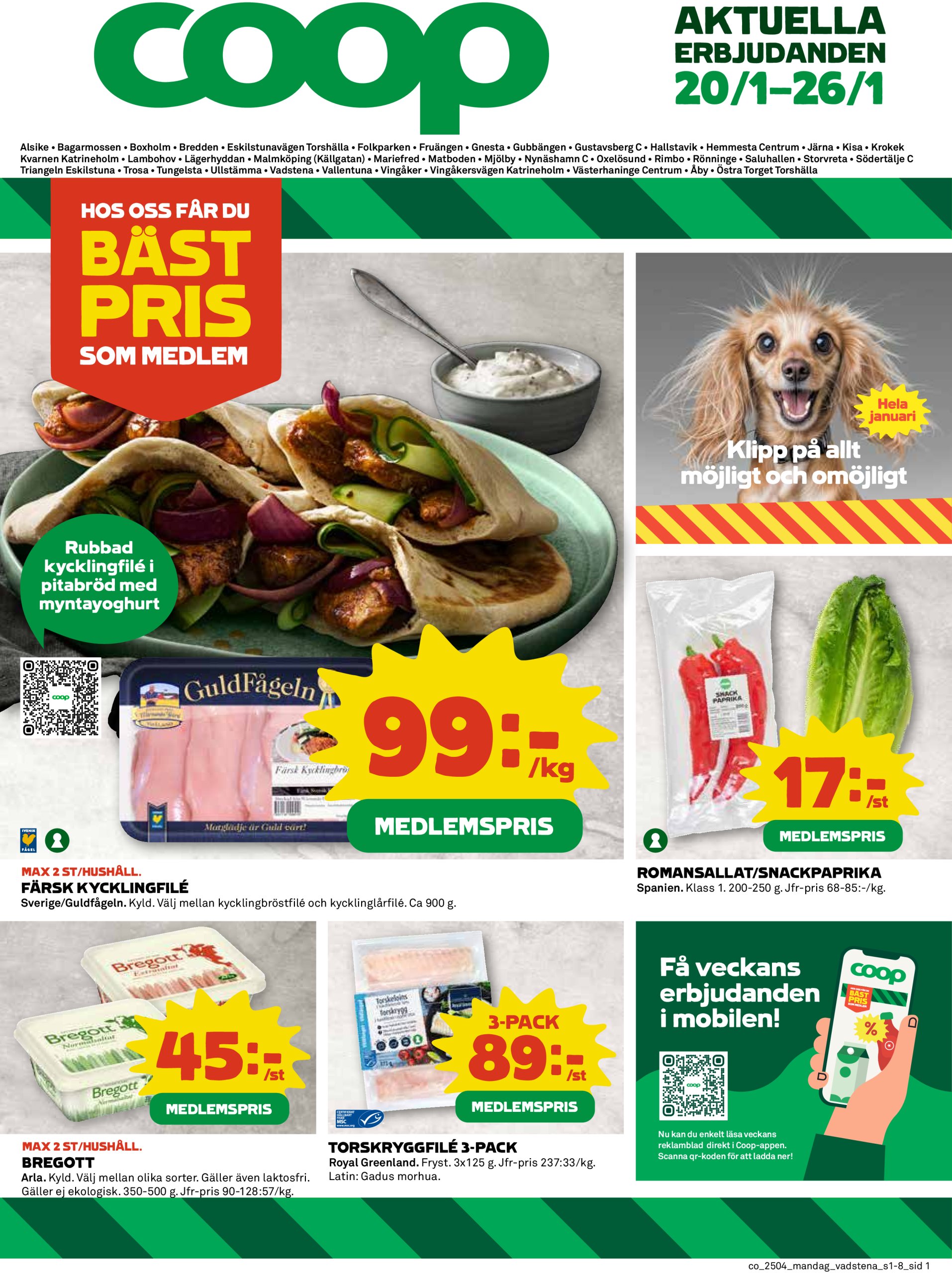 coop - Coop-reklambladet giltigt från 20/01 - 26/01