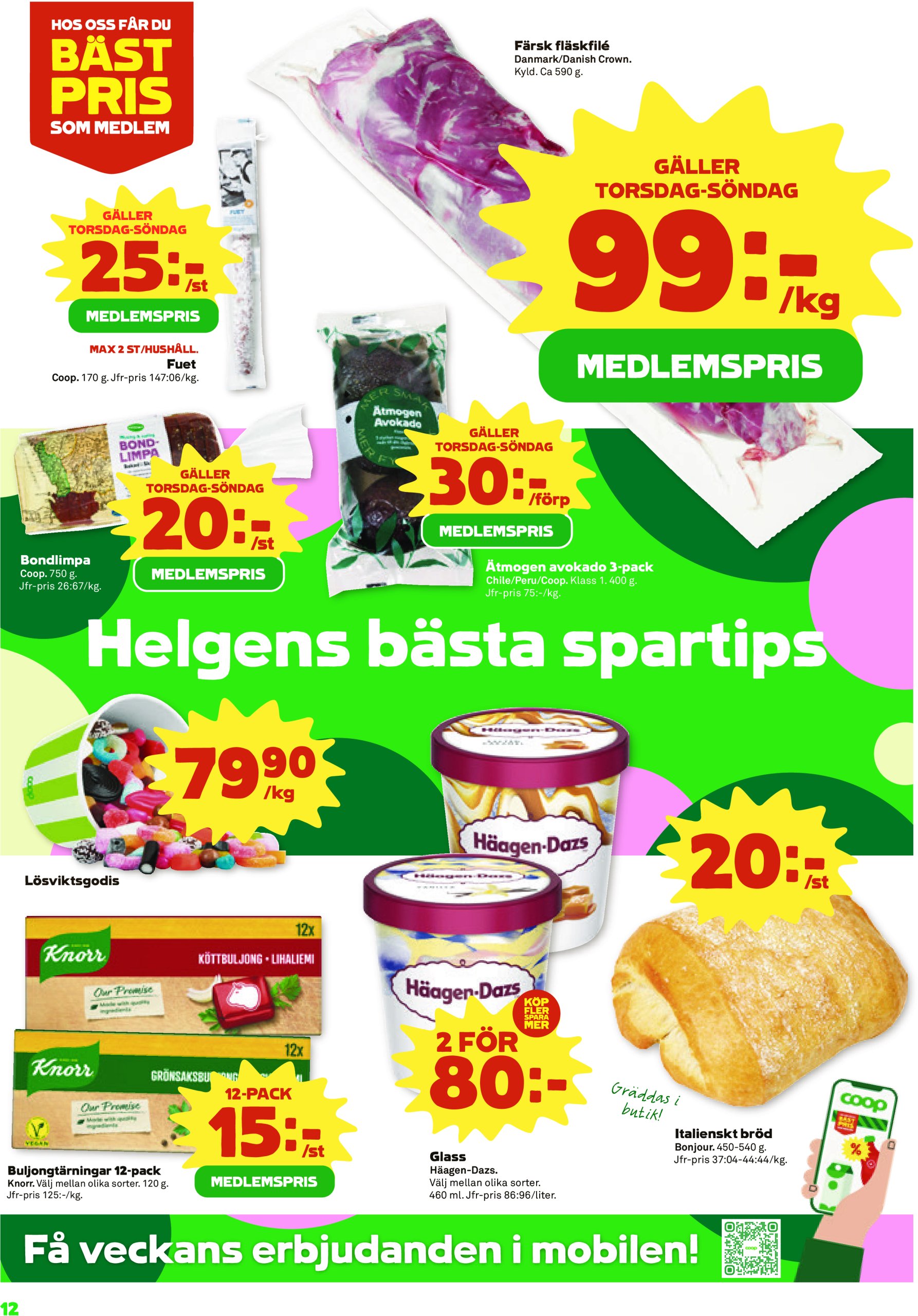 coop - Stora Coop-reklambladet giltigt från 20/01 - 26/01 - page: 12