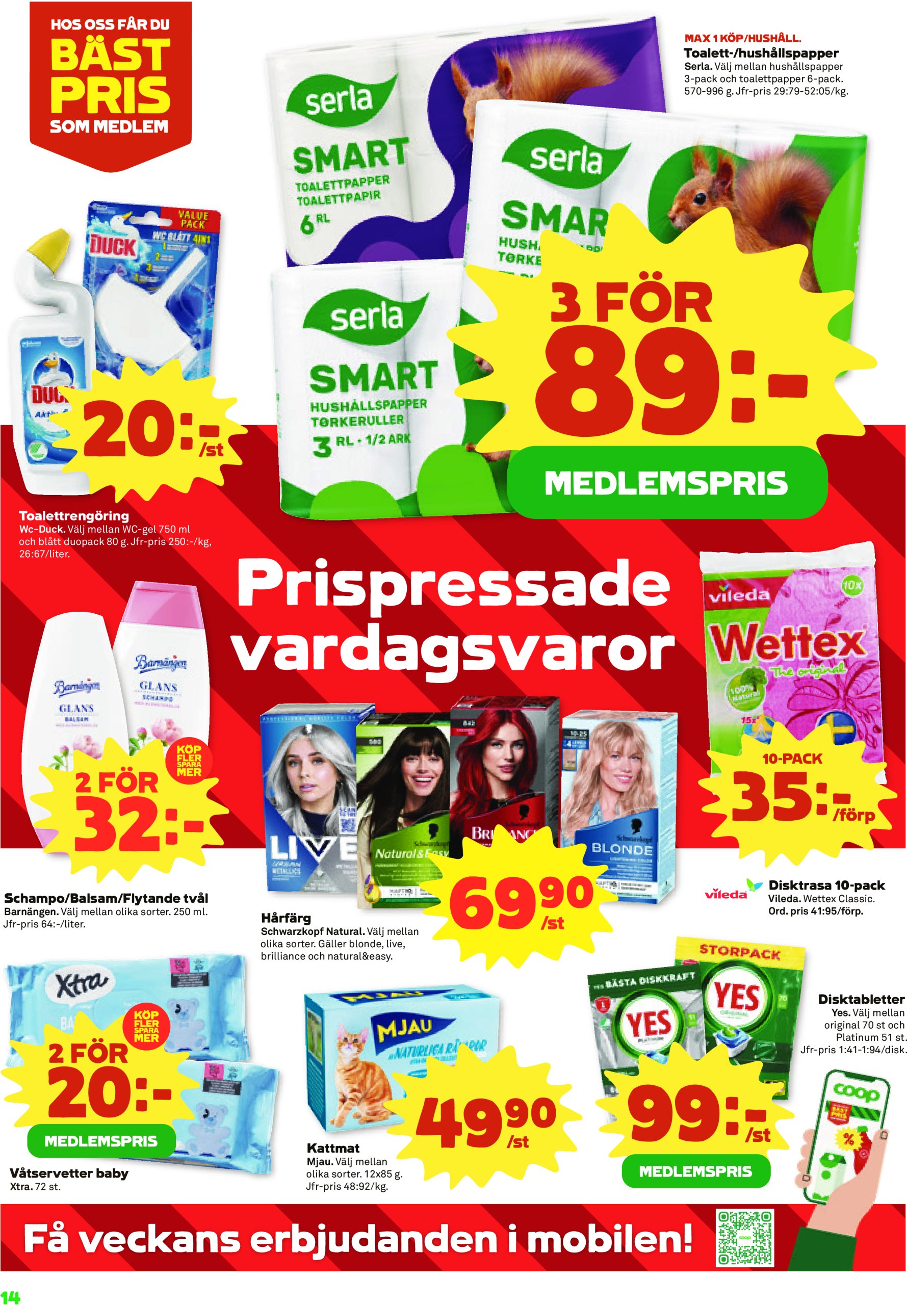 coop - Stora Coop-reklambladet giltigt från 20/01 - 26/01 - page: 14