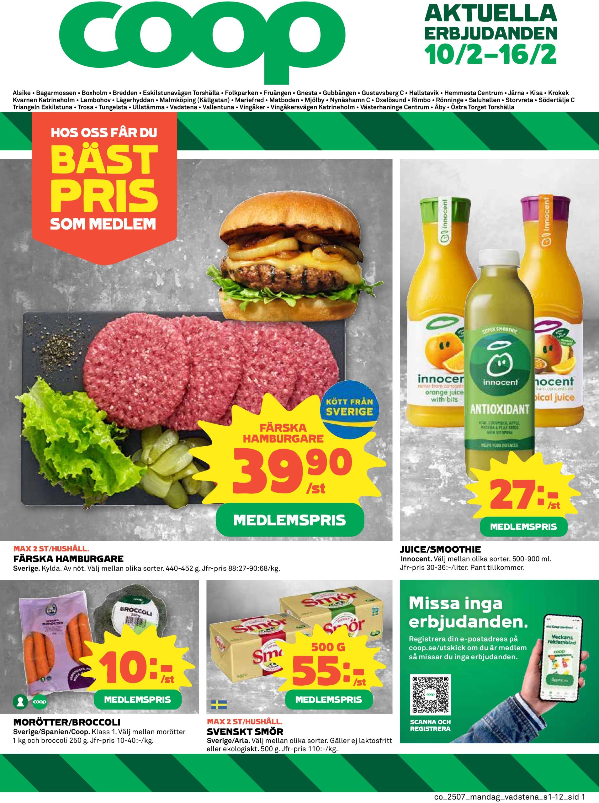 coop - Coop-reklambladet giltigt från 10/02 - 16/02