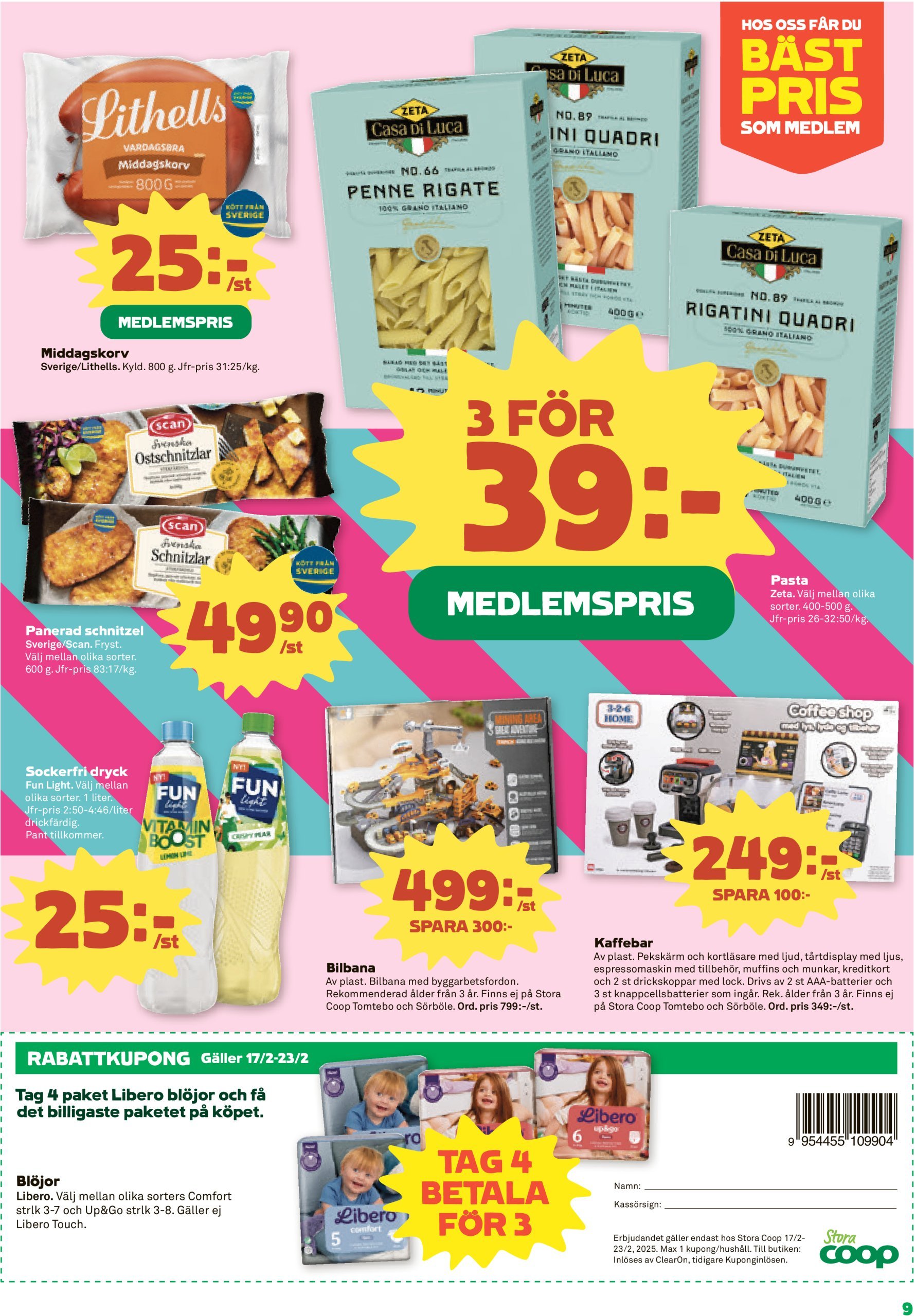 coop - Stora Coop-reklambladet giltigt från 17/02 - 23/02 - page: 9