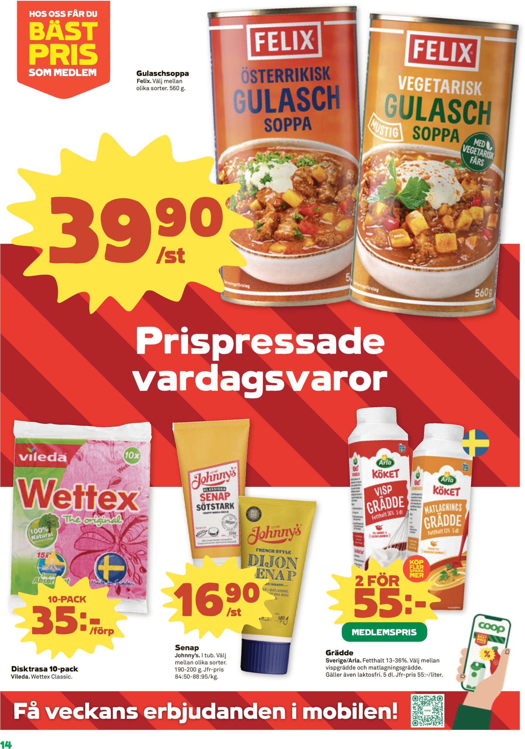 coop - Stora Coop-reklambladet giltigt från 17/02 - 23/02 - page: 14