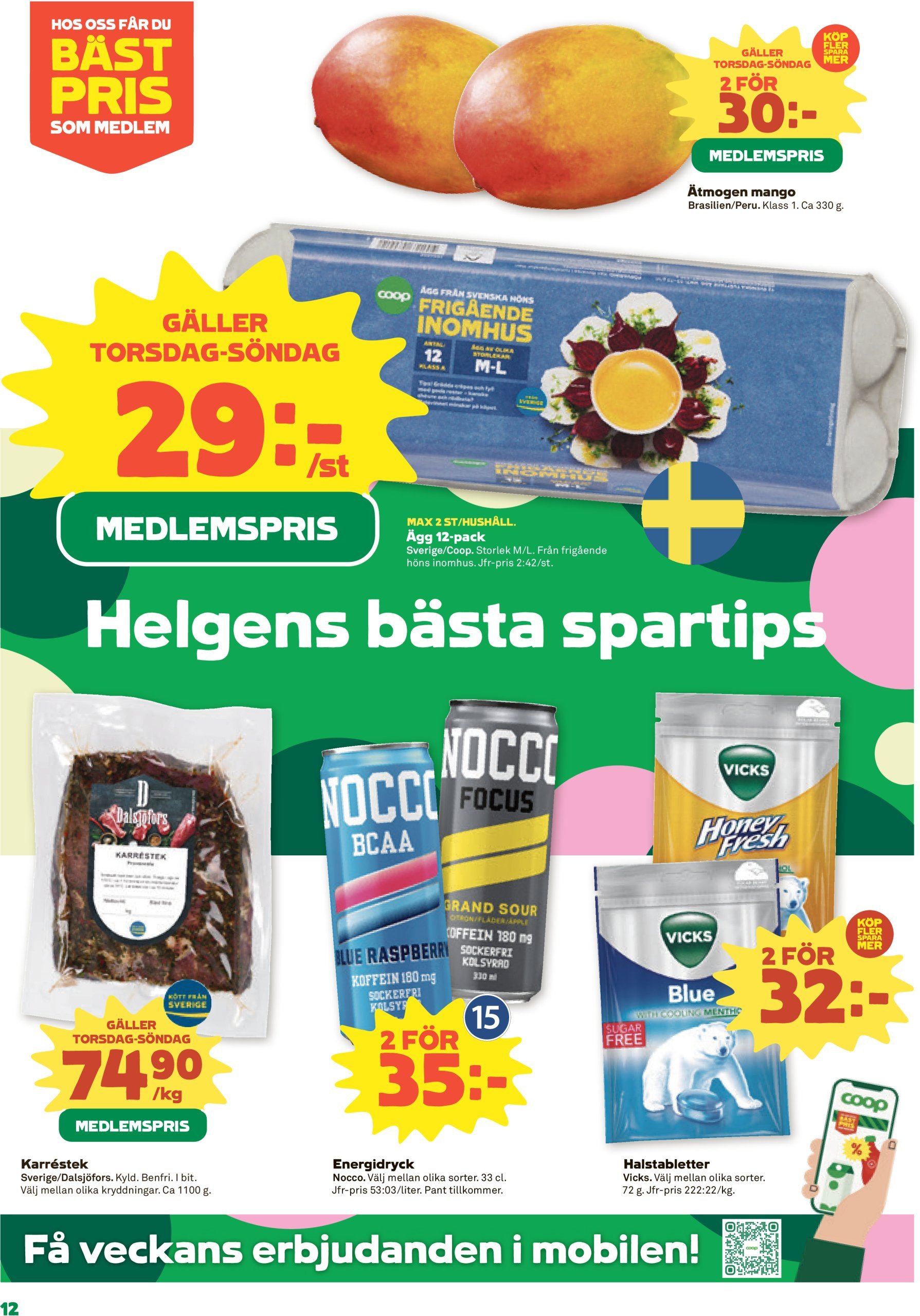 coop - Stora Coop-reklambladet giltigt från 17/02 - 23/02 - page: 12