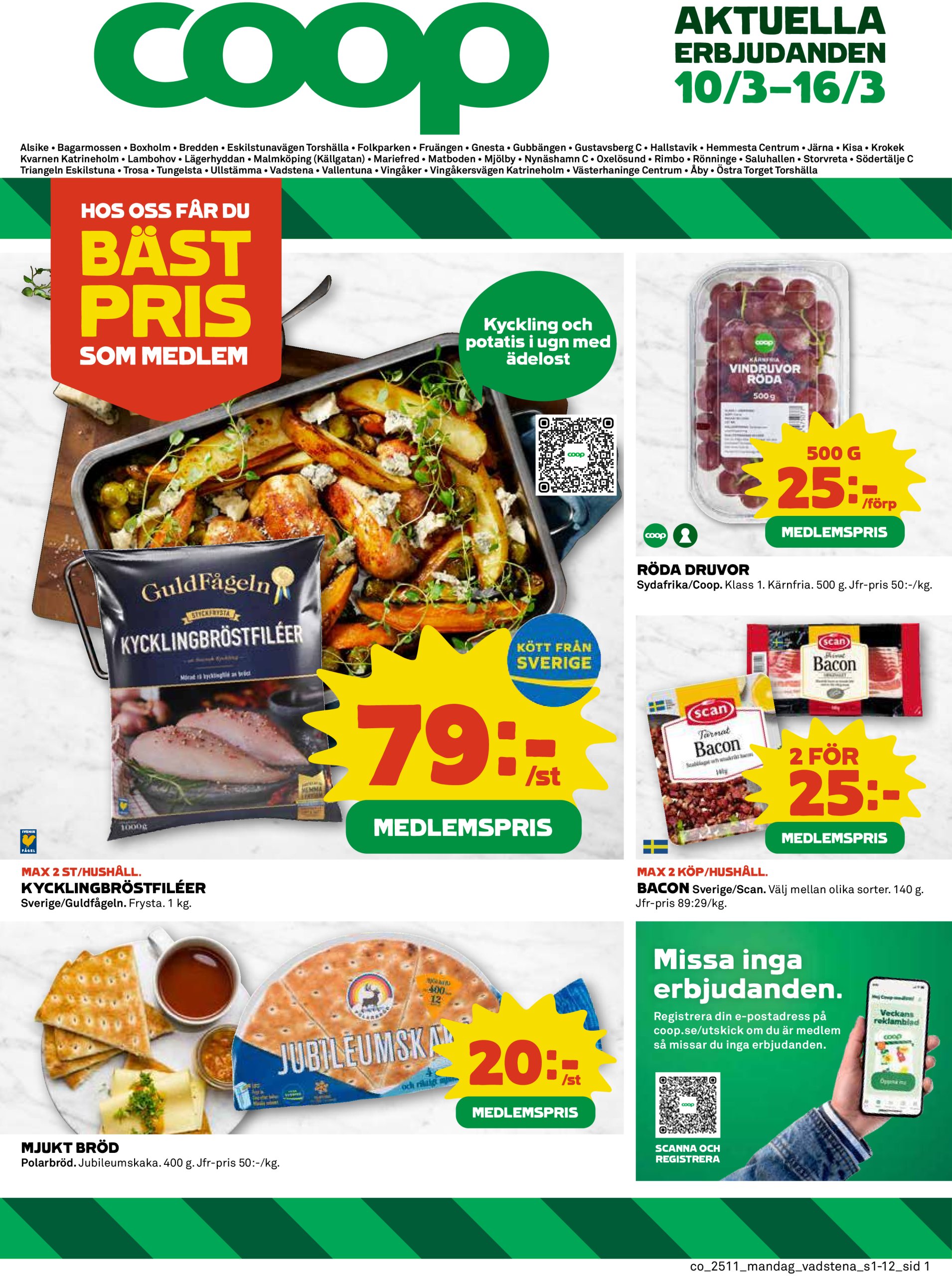 coop - Coop-reklambladet giltigt från 10/03 - 16/03