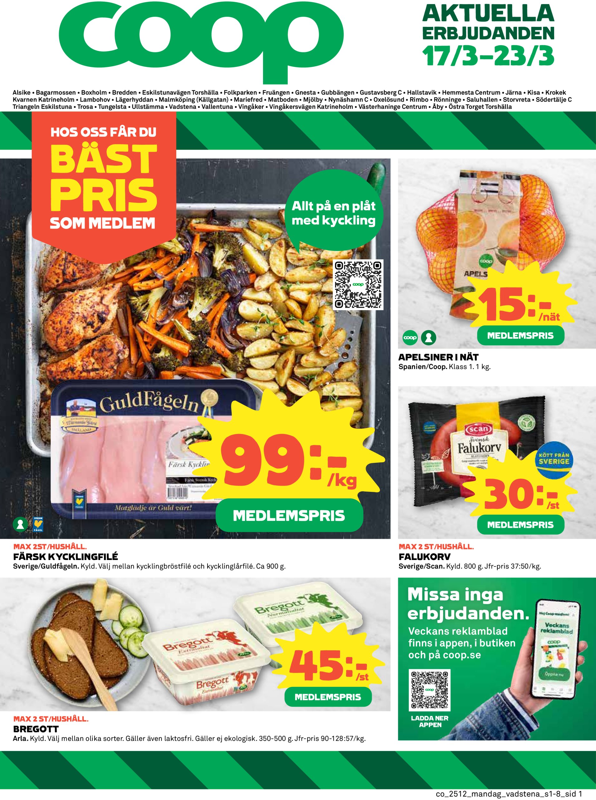 coop - Coop-reklambladet giltigt från 17/03 - 23/03