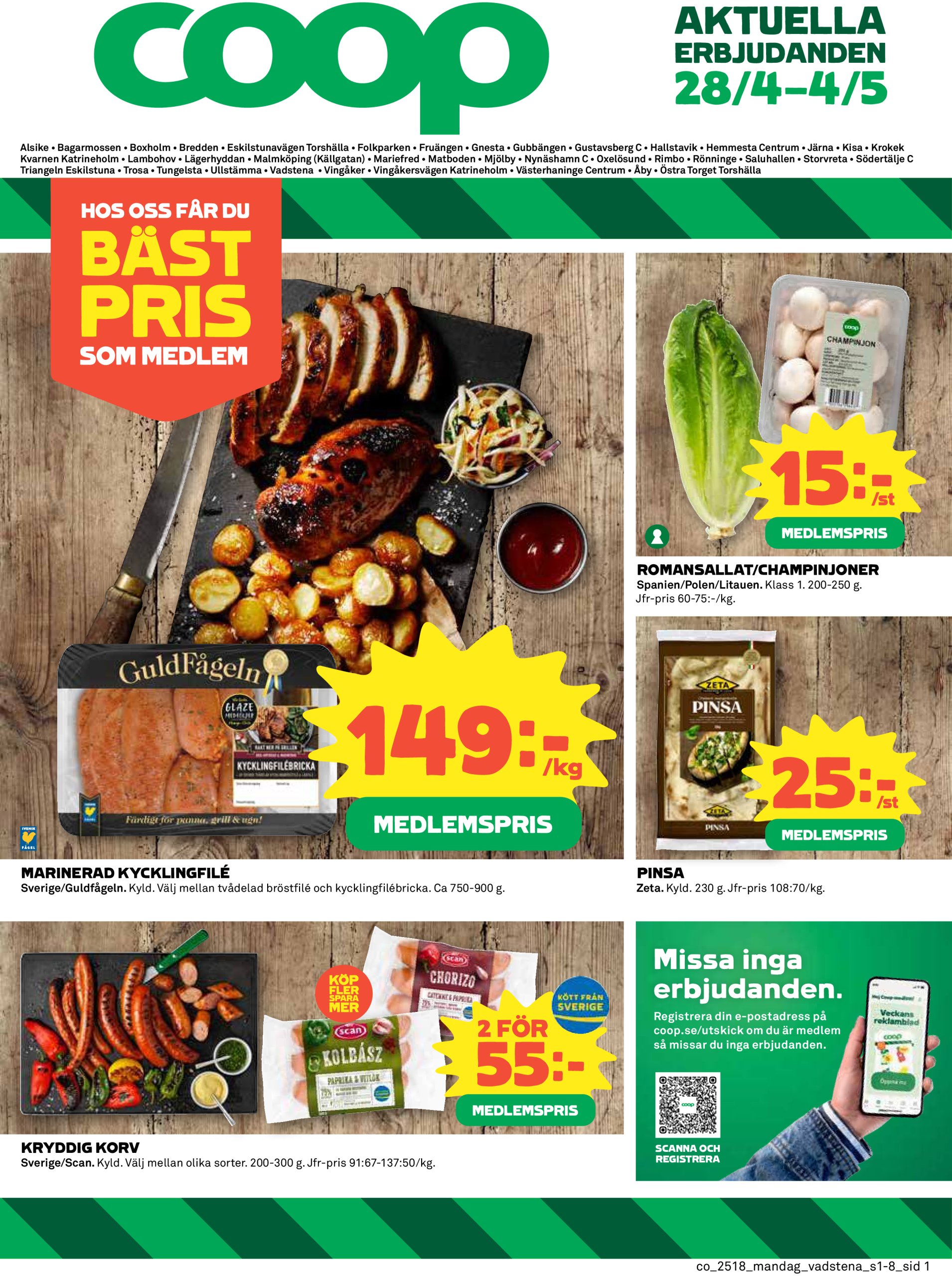 coop - Coop-reklambladet giltigt från 28/04 - 04/05