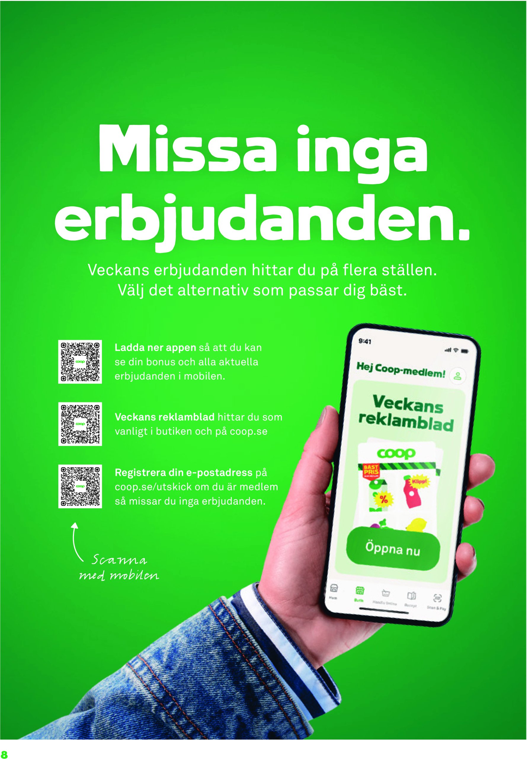 coop - Stora Coop-reklambladet giltigt från 28/04 - 04/05 - page: 8