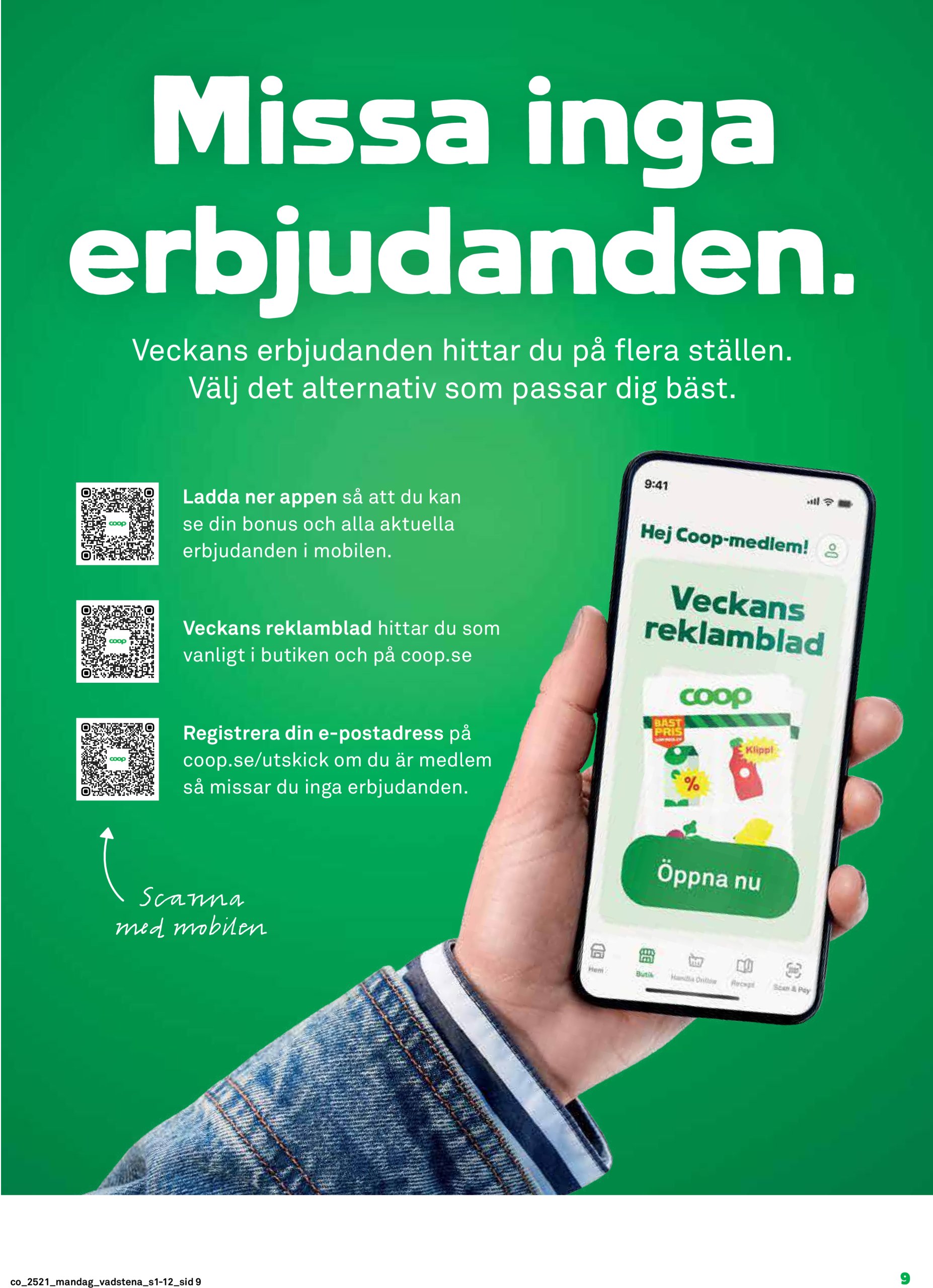 coop - Coop-reklambladet giltigt från 19/05 - 25/05 - page: 9