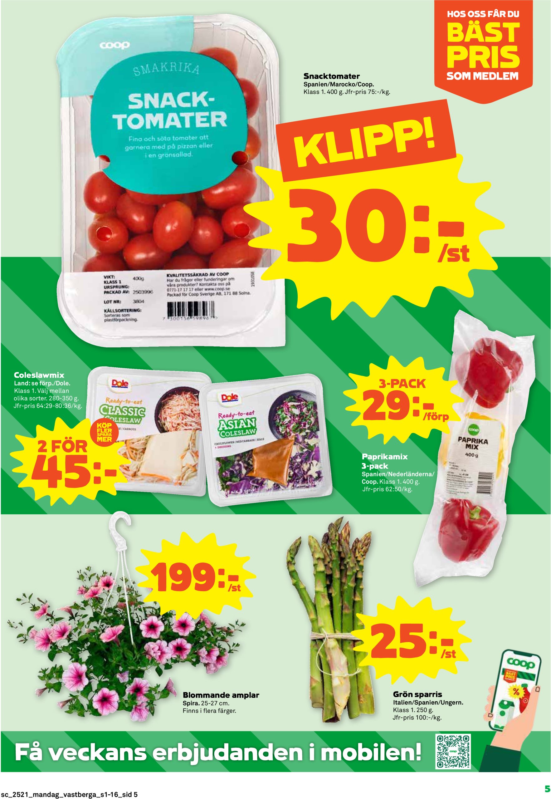 coop - Stora Coop - Arninge, Stuvsta, Huddinge, Danderyd, Garnisonen Linköping, Haninge, Häggvik-reklambladet giltigt från 19/05 - 25/05 - page: 5