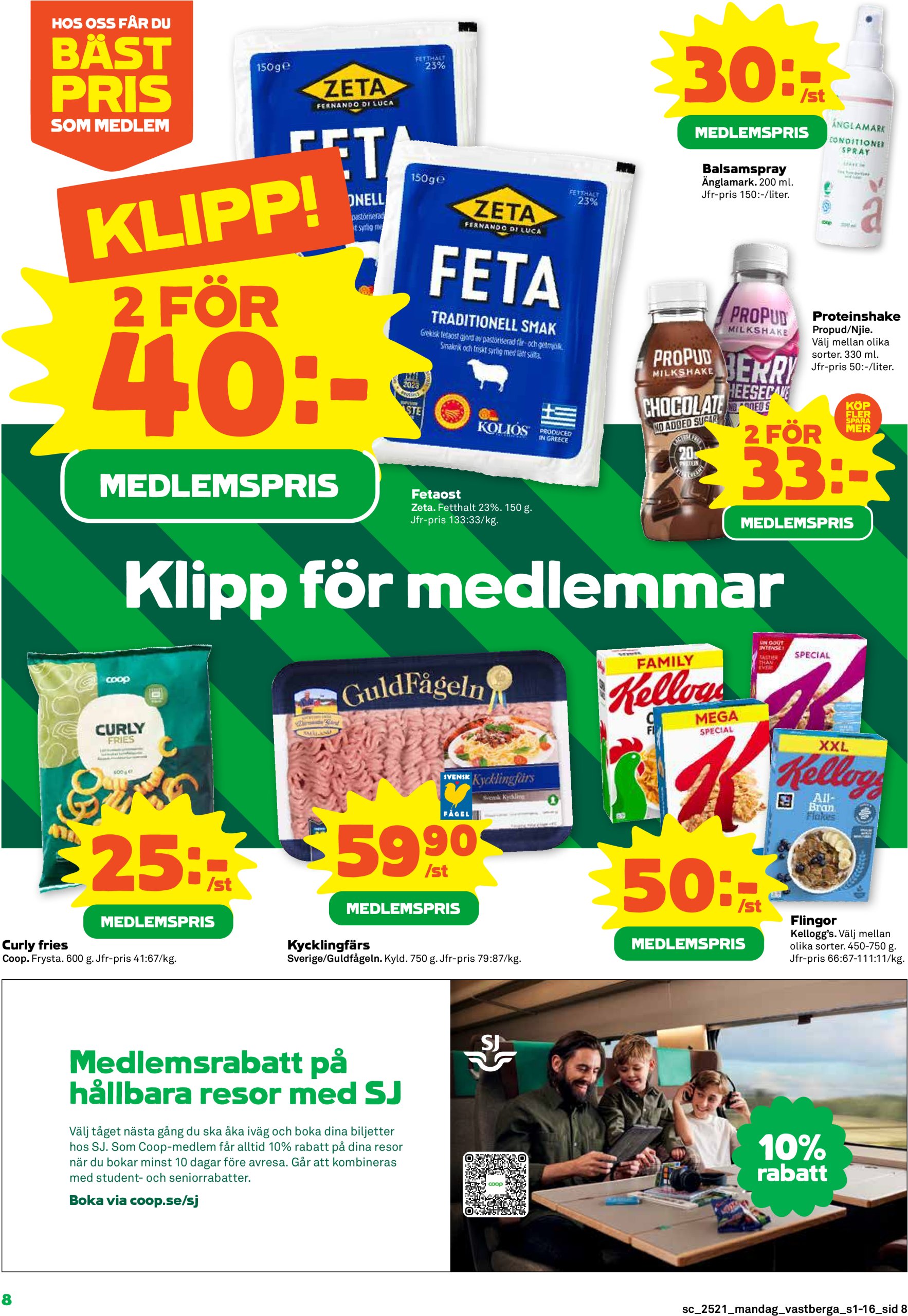 coop - Stora Coop - Arninge, Stuvsta, Huddinge, Danderyd, Garnisonen Linköping, Haninge, Häggvik-reklambladet giltigt från 19/05 - 25/05 - page: 8