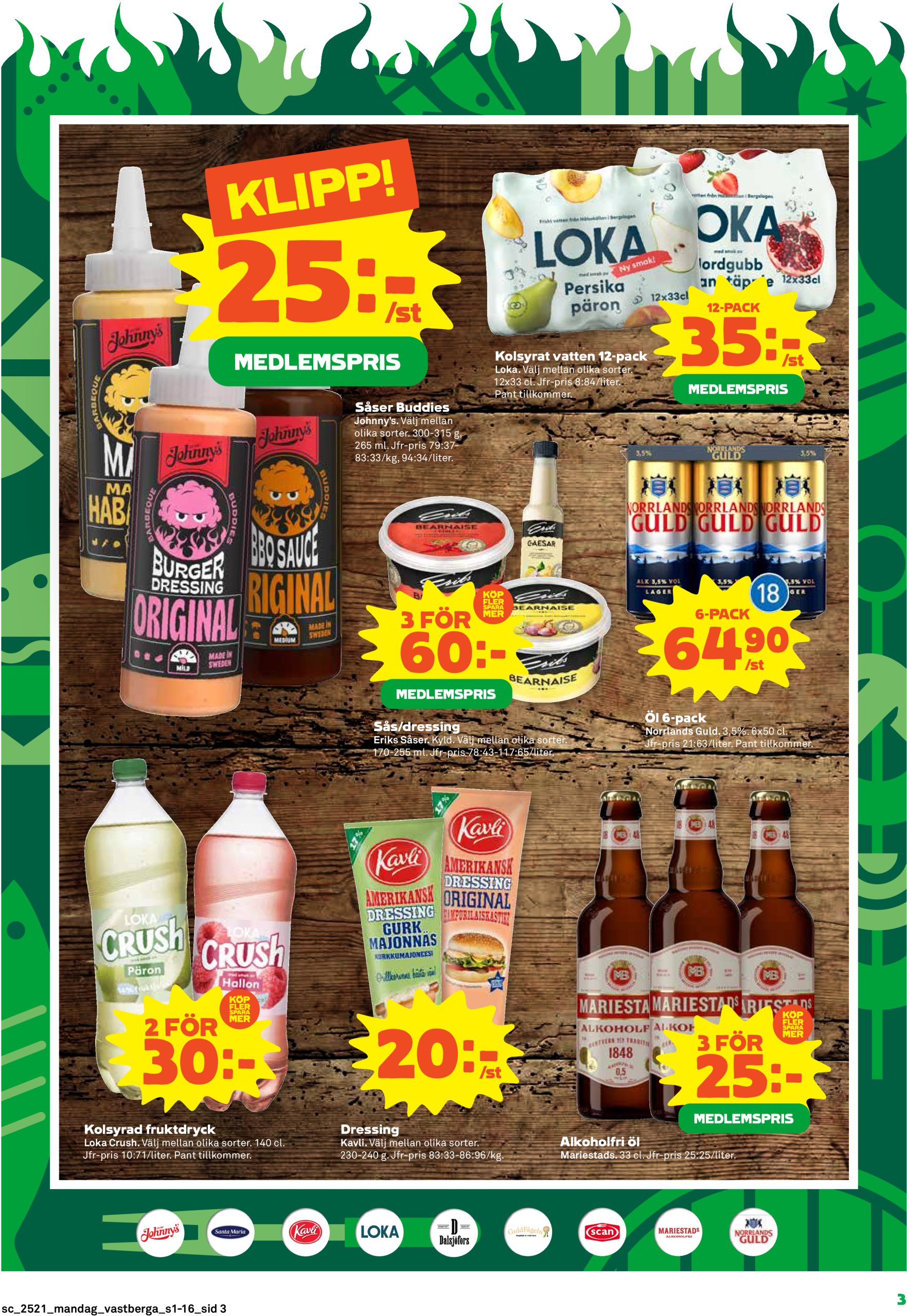 coop - Stora Coop - Arninge, Stuvsta, Huddinge, Danderyd, Garnisonen Linköping, Haninge, Häggvik-reklambladet giltigt från 19/05 - 25/05 - page: 3