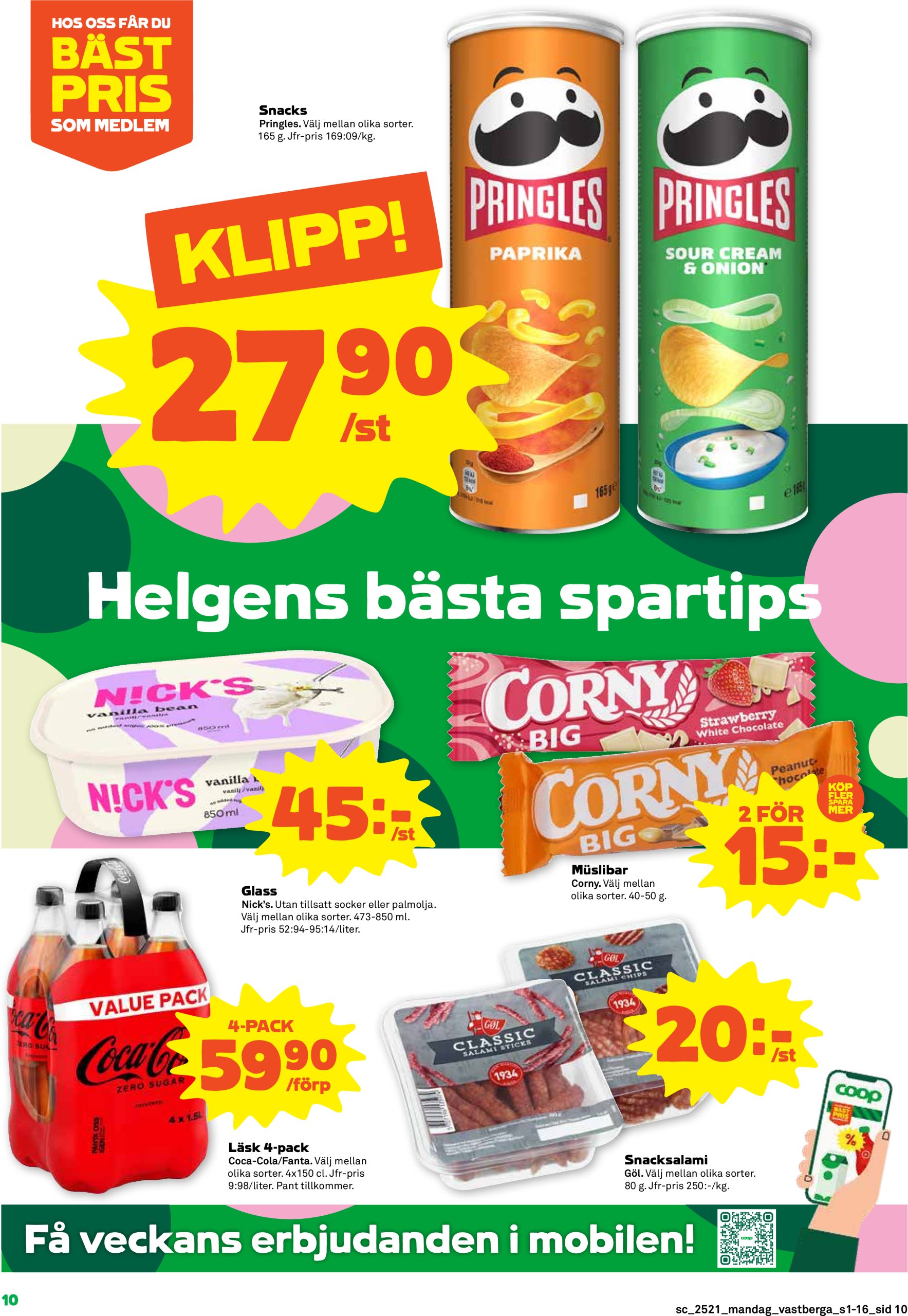 coop - Stora Coop - Arninge, Stuvsta, Huddinge, Danderyd, Garnisonen Linköping, Haninge, Häggvik-reklambladet giltigt från 19/05 - 25/05 - page: 10