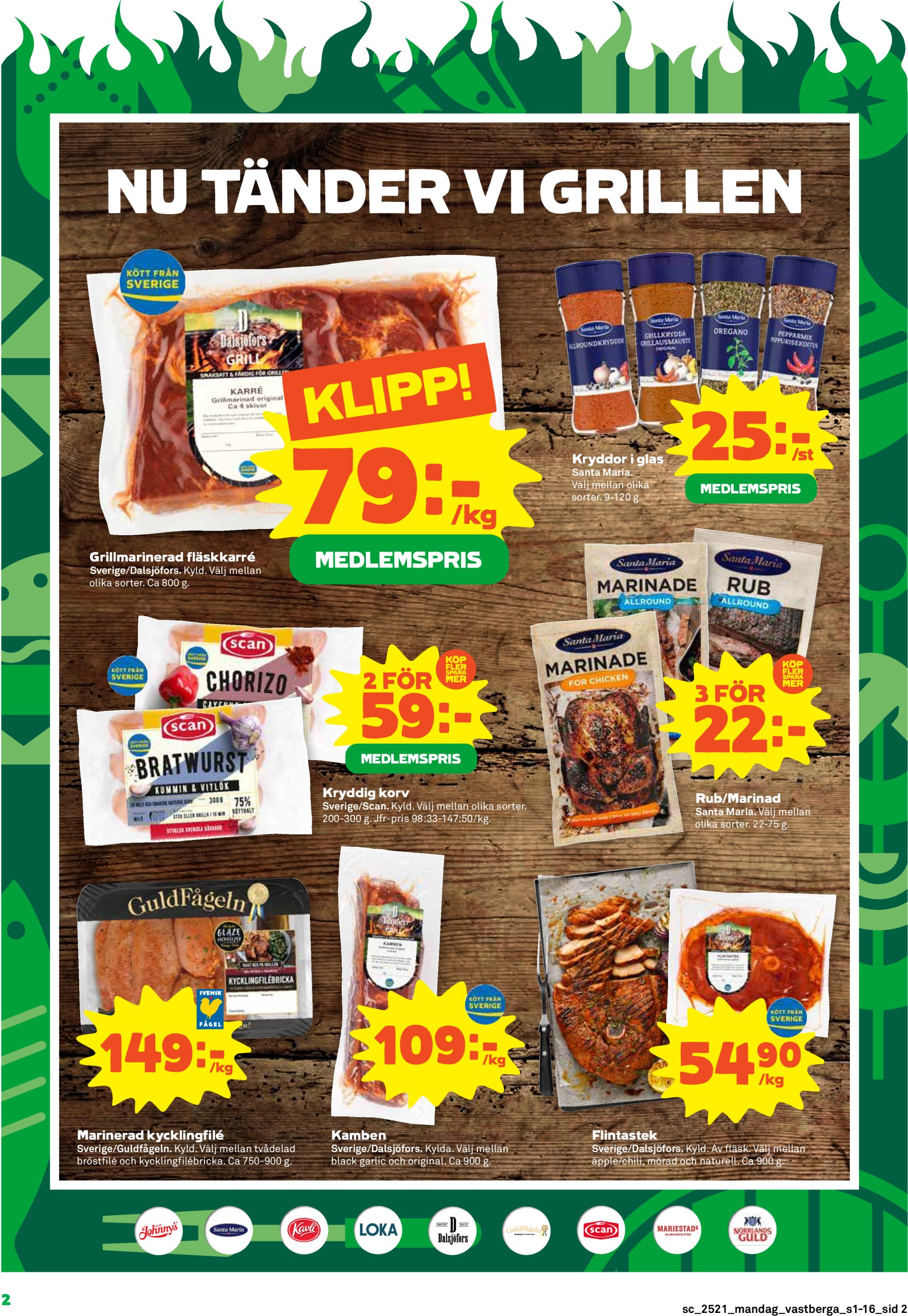 coop - Stora Coop - Arninge, Stuvsta, Huddinge, Danderyd, Garnisonen Linköping, Haninge, Häggvik-reklambladet giltigt från 19/05 - 25/05 - page: 2