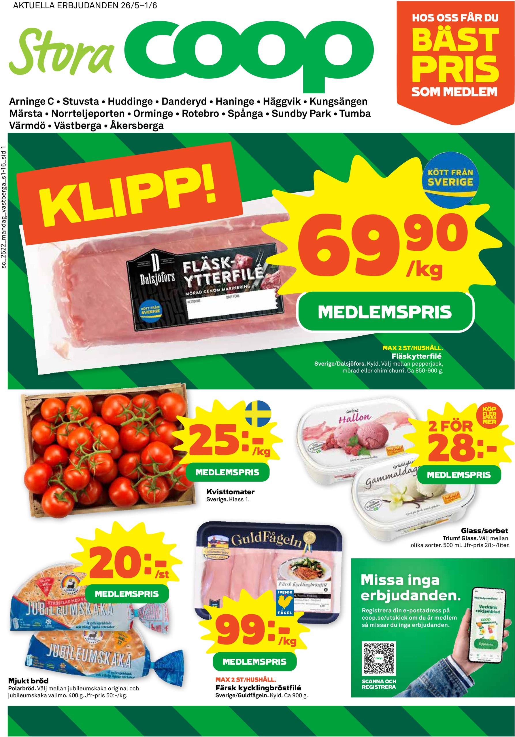 coop - Stora Coop-reklambladet giltigt från 26/05 - 01/06