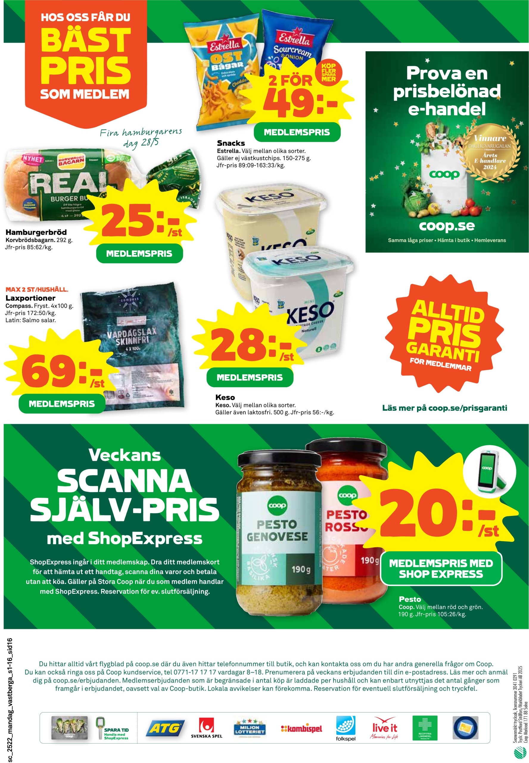coop - Stora Coop-reklambladet giltigt från 26/05 - 01/06 - page: 16