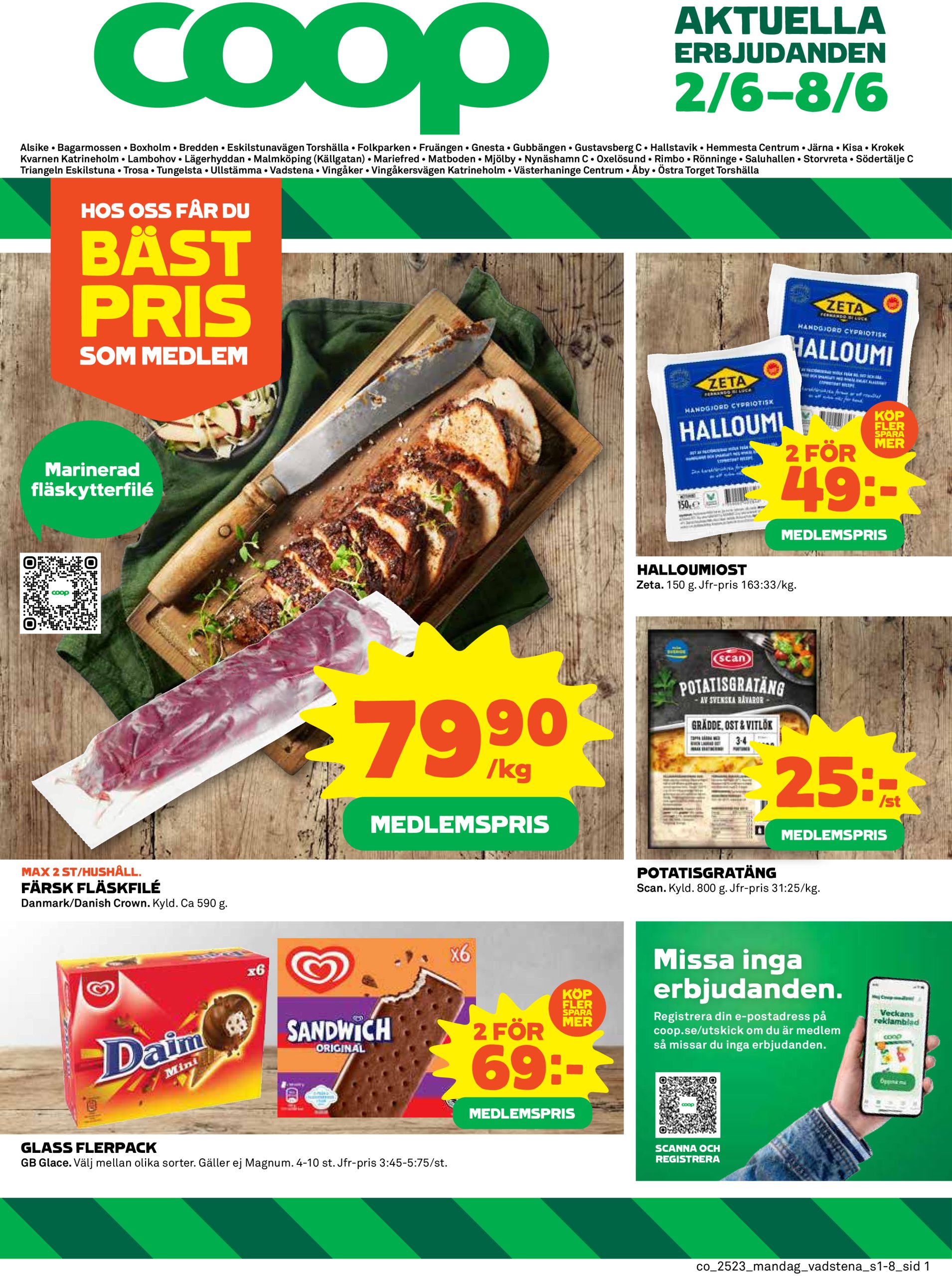 coop - Coop-reklambladet giltigt från 02/06 - 08/06