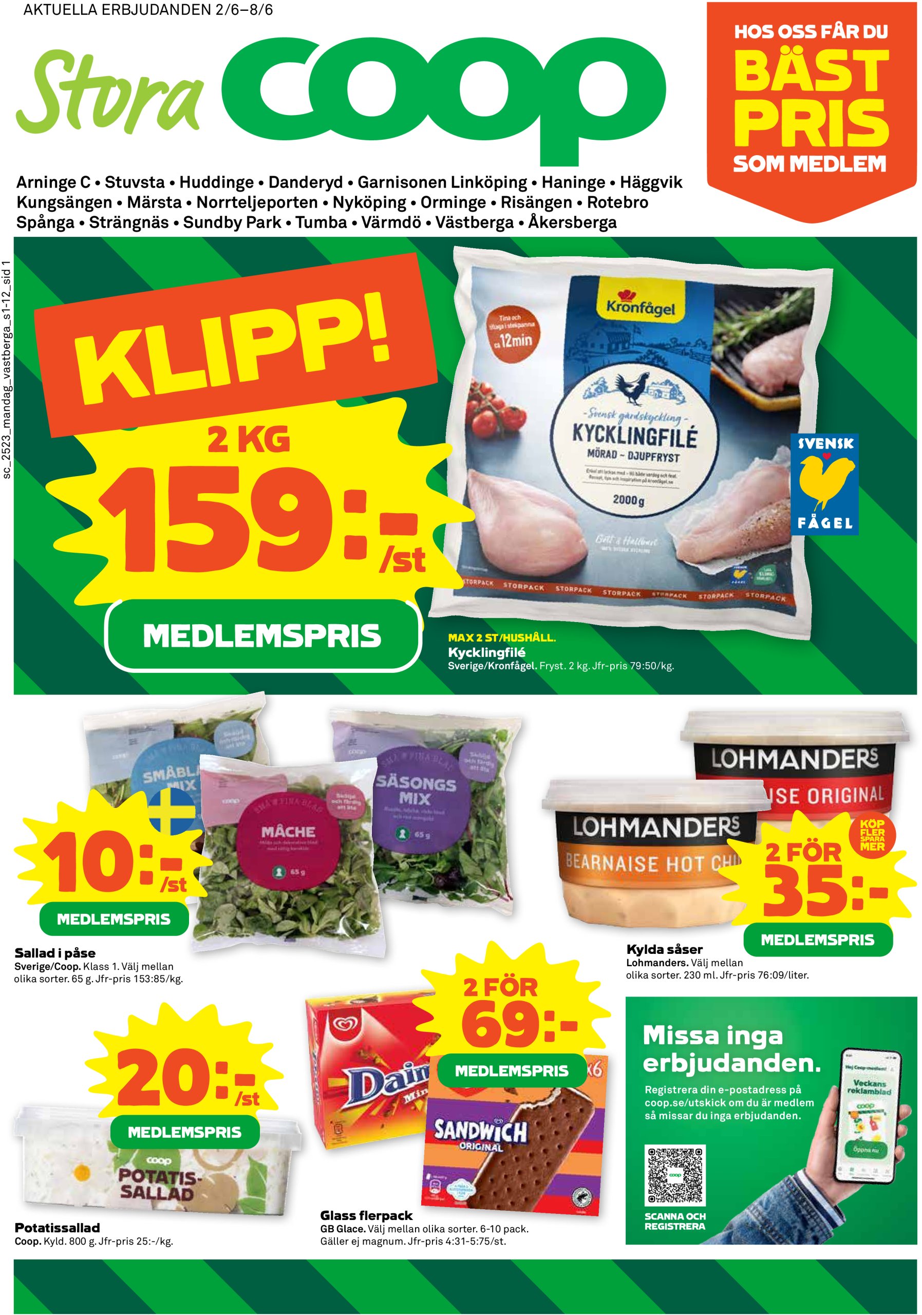 coop - Stora Coop-reklambladet giltigt från 02/06 - 08/06