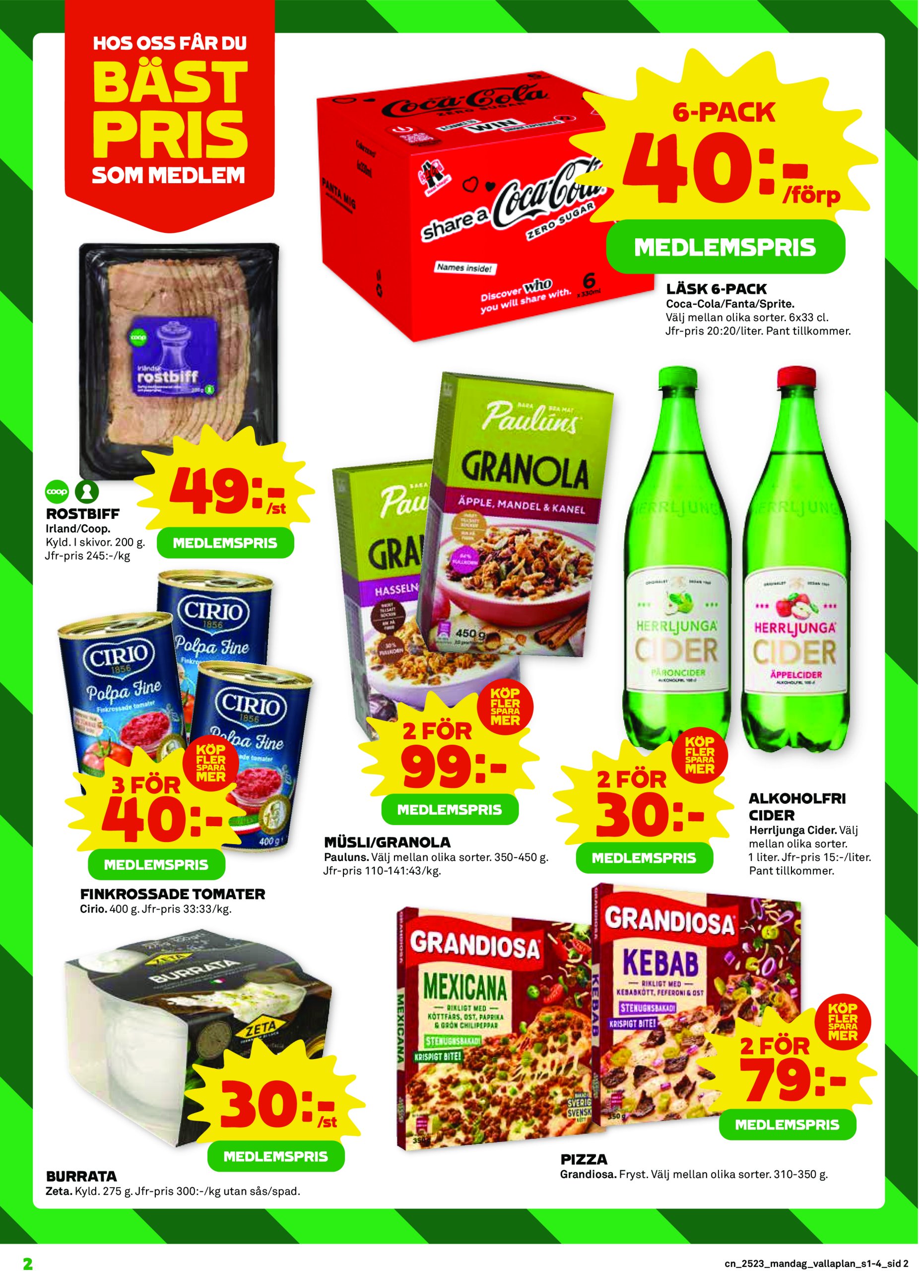 coop - Coop - Stockholmsvägen-reklambladet giltigt från 02/06 - 08/06 - page: 2