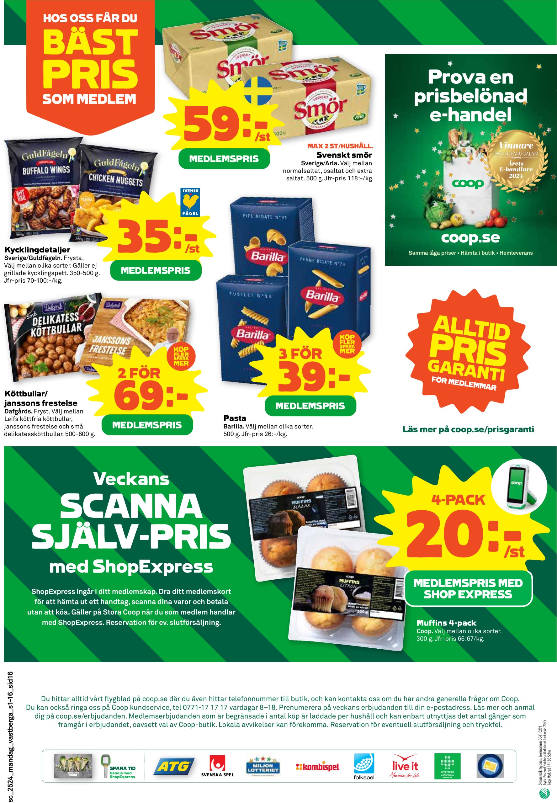 coop - Stora Coop-reklambladet giltigt från 09/06 - 15/06 - page: 16