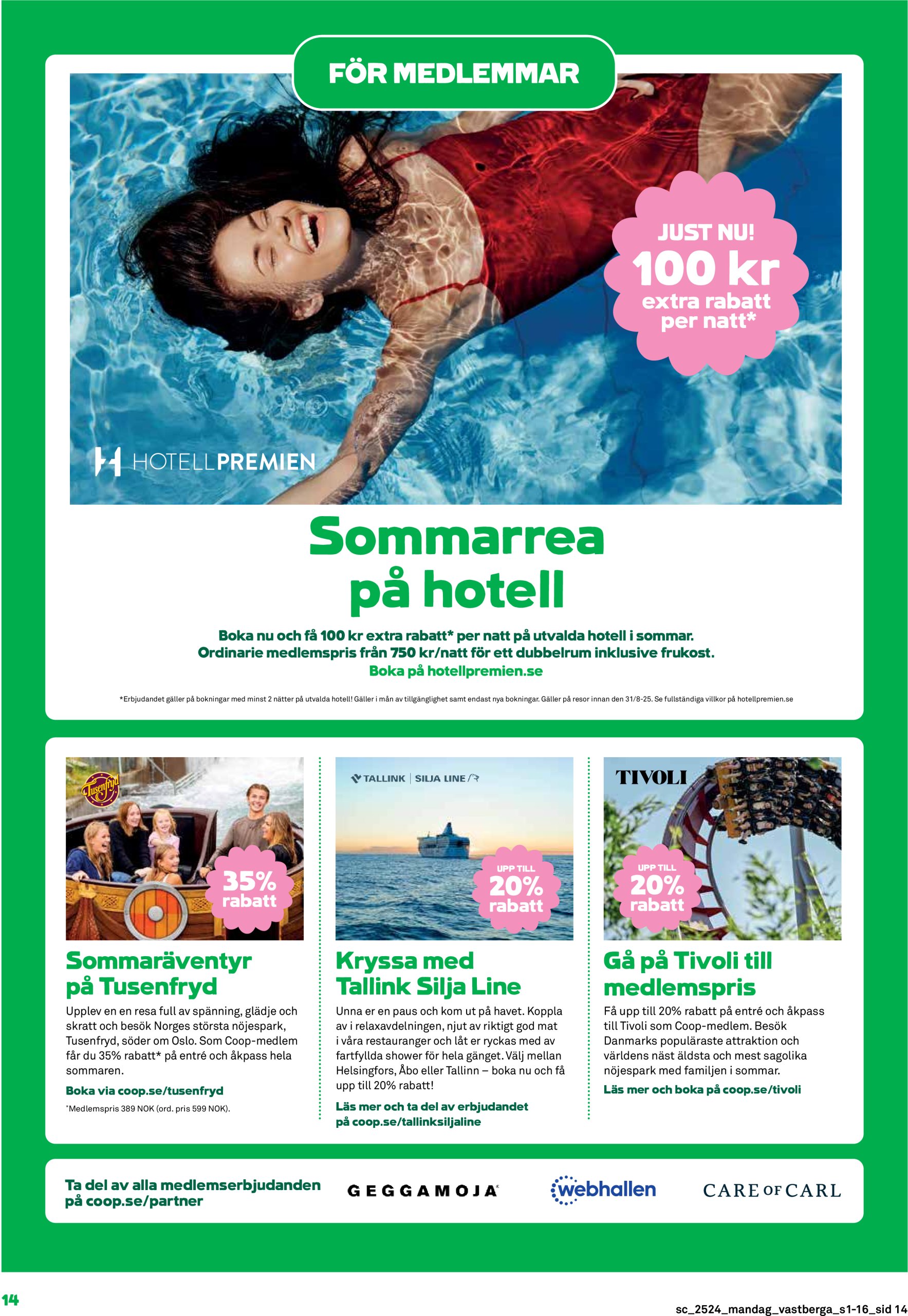 coop - Stora Coop-reklambladet giltigt från 09/06 - 15/06 - page: 14