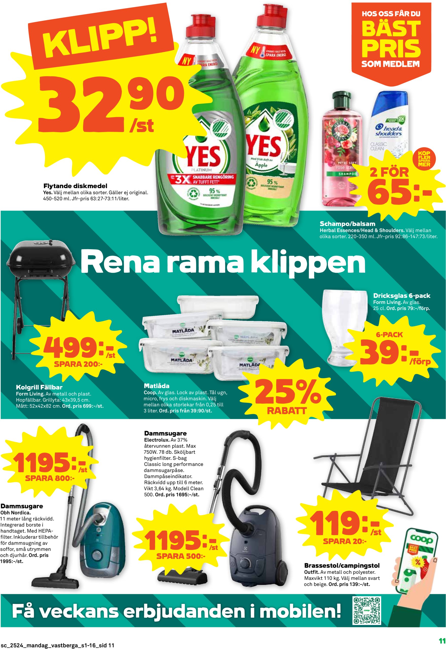 coop - Stora Coop-reklambladet giltigt från 09/06 - 15/06 - page: 11
